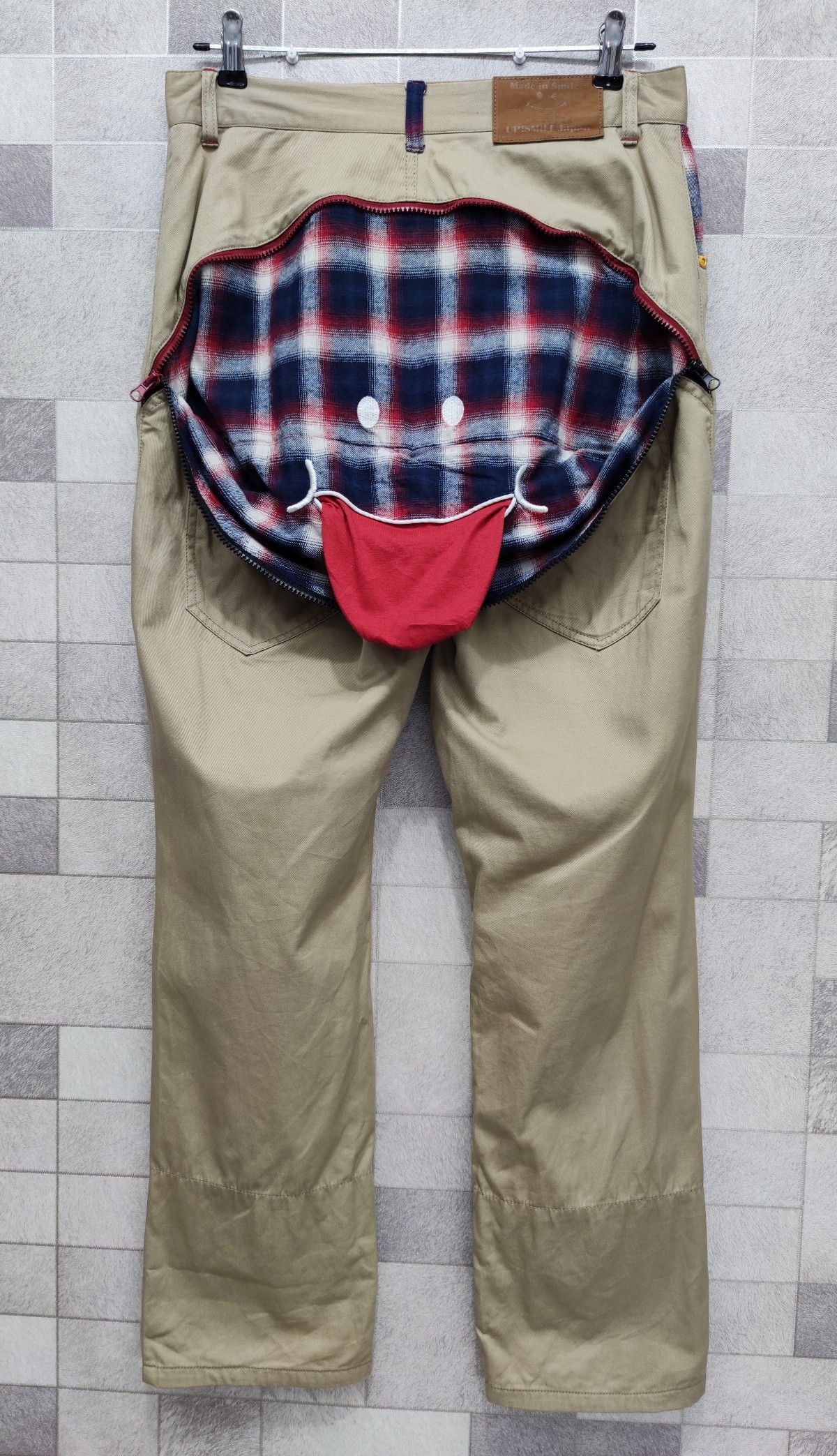Art Comes First FUN SMILE!🔥 Up! SMILE Designer Japan Unique Pants Size US 30 / EU 46 - 11 Thumbnail