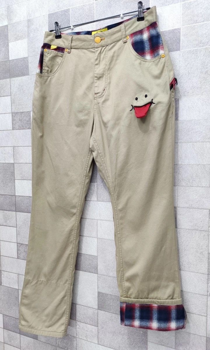 Art Comes First FUN SMILE!🔥 Up! SMILE Designer Japan Unique Pants Size US 30 / EU 46 - 3 Thumbnail