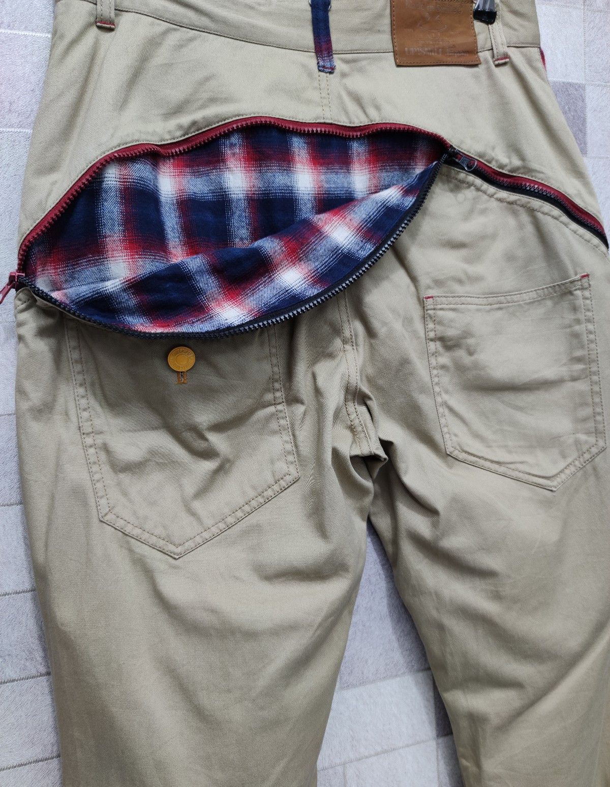 Art Comes First FUN SMILE!🔥 Up! SMILE Designer Japan Unique Pants Size US 30 / EU 46 - 10 Thumbnail