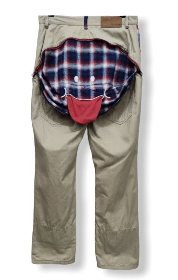 Art Comes First FUN SMILE!🔥 Up! SMILE Designer Japan Unique Pants Size US 30 / EU 46 - 1 Thumbnail