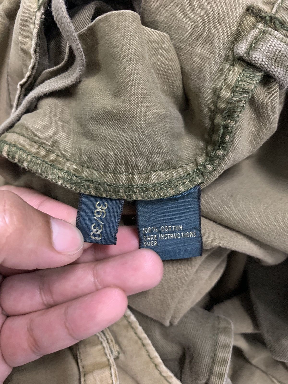 Polo Ralph Lauren RARE‼️Vtg PRL Tactical Pocket Bondage Cargo Combat Pants Size US 36 / EU 52 - 11 Thumbnail