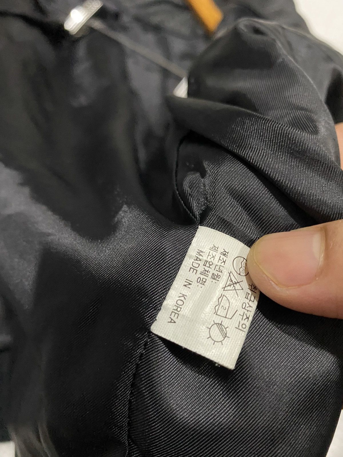 Hysteric Glamour 🧨Korean Y2K 6 pocket Tactical Leather Jacket black colour Size US L / EU 52-54 / 3 - 11 Thumbnail