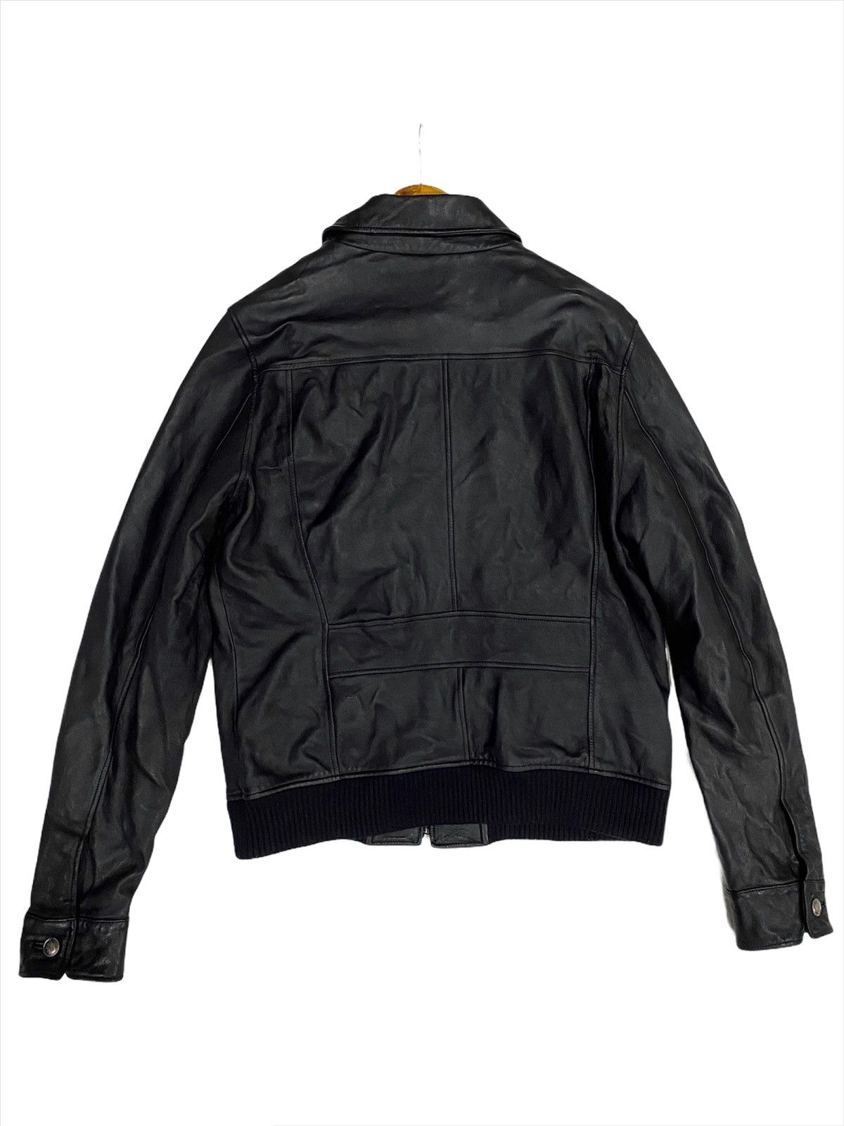 Hysteric Glamour 🧨Korean Y2K 6 pocket Tactical Leather Jacket black colour Size US L / EU 52-54 / 3 - 4 Thumbnail