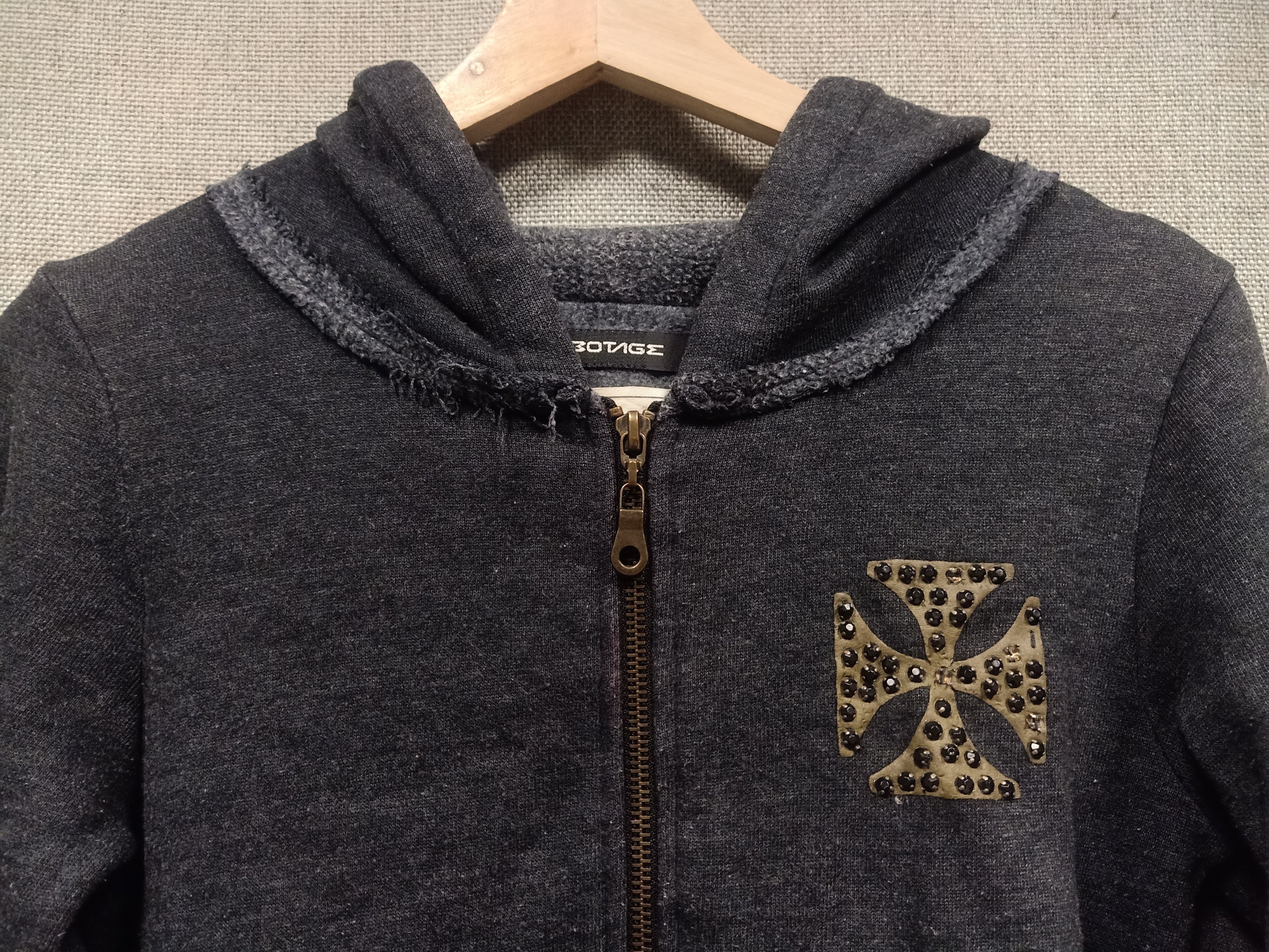 Japanese Brand × Seditionaries sweatshirt hoodie sabotage very rare Size XS / US 0-2 / IT 36-38 - 3 Thumbnail