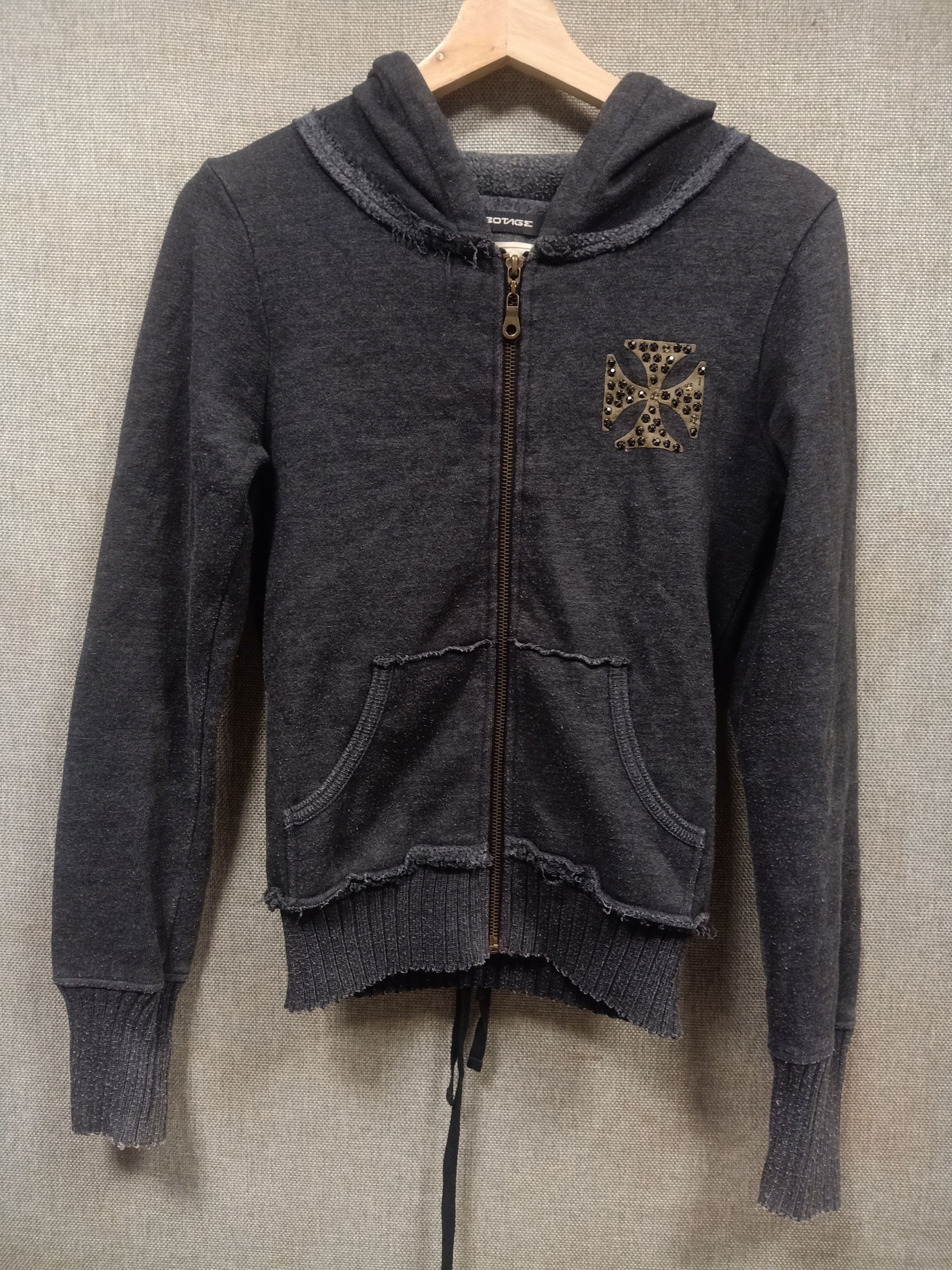 Japanese Brand × Seditionaries sweatshirt hoodie sabotage very rare Size XS / US 0-2 / IT 36-38 - 1 Thumbnail