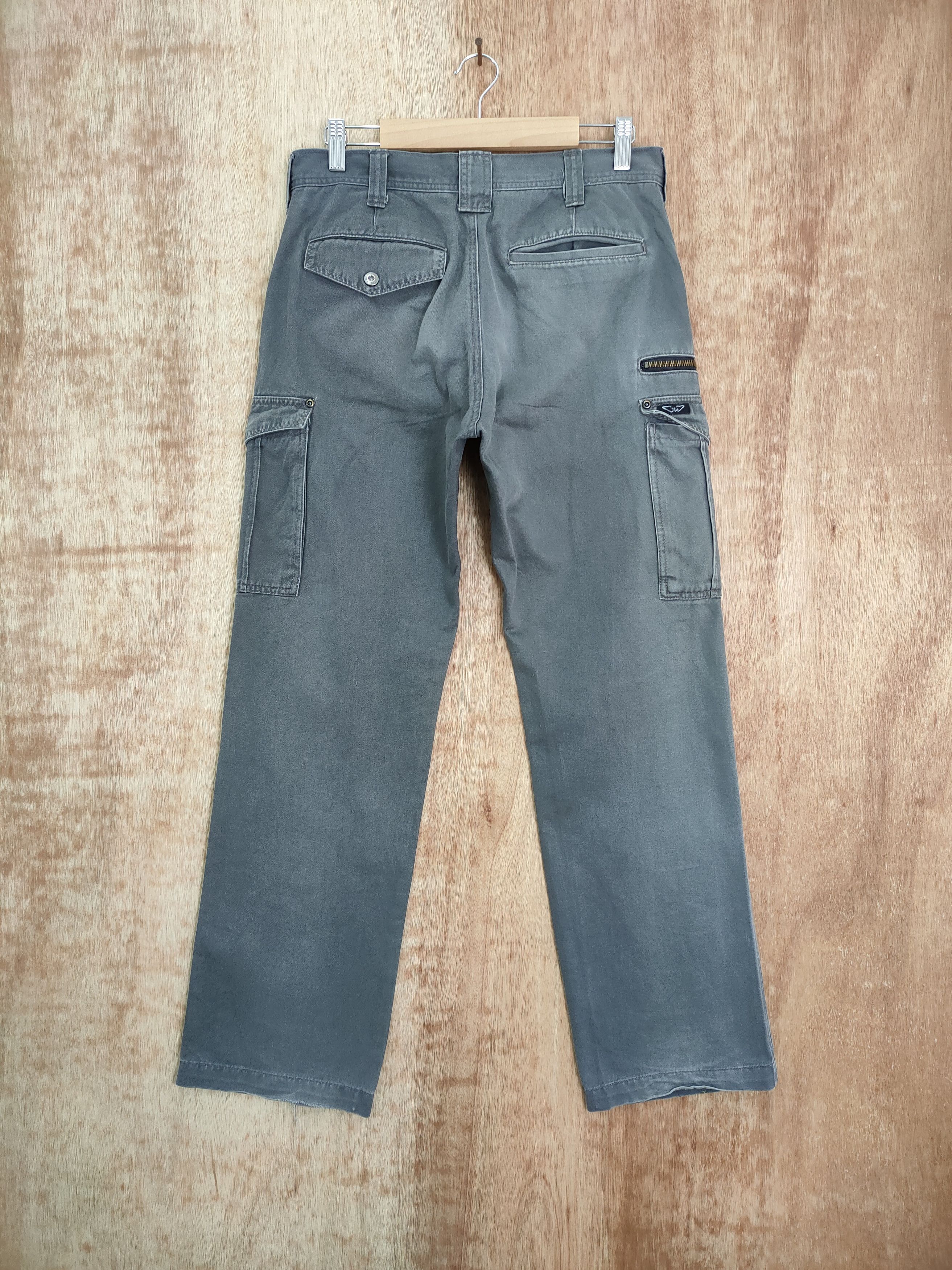 Japanese Brand JAPANESE BRAND FADED DISTRESSED CARGO PANTS Size US 30 / EU 46 - 5 Thumbnail