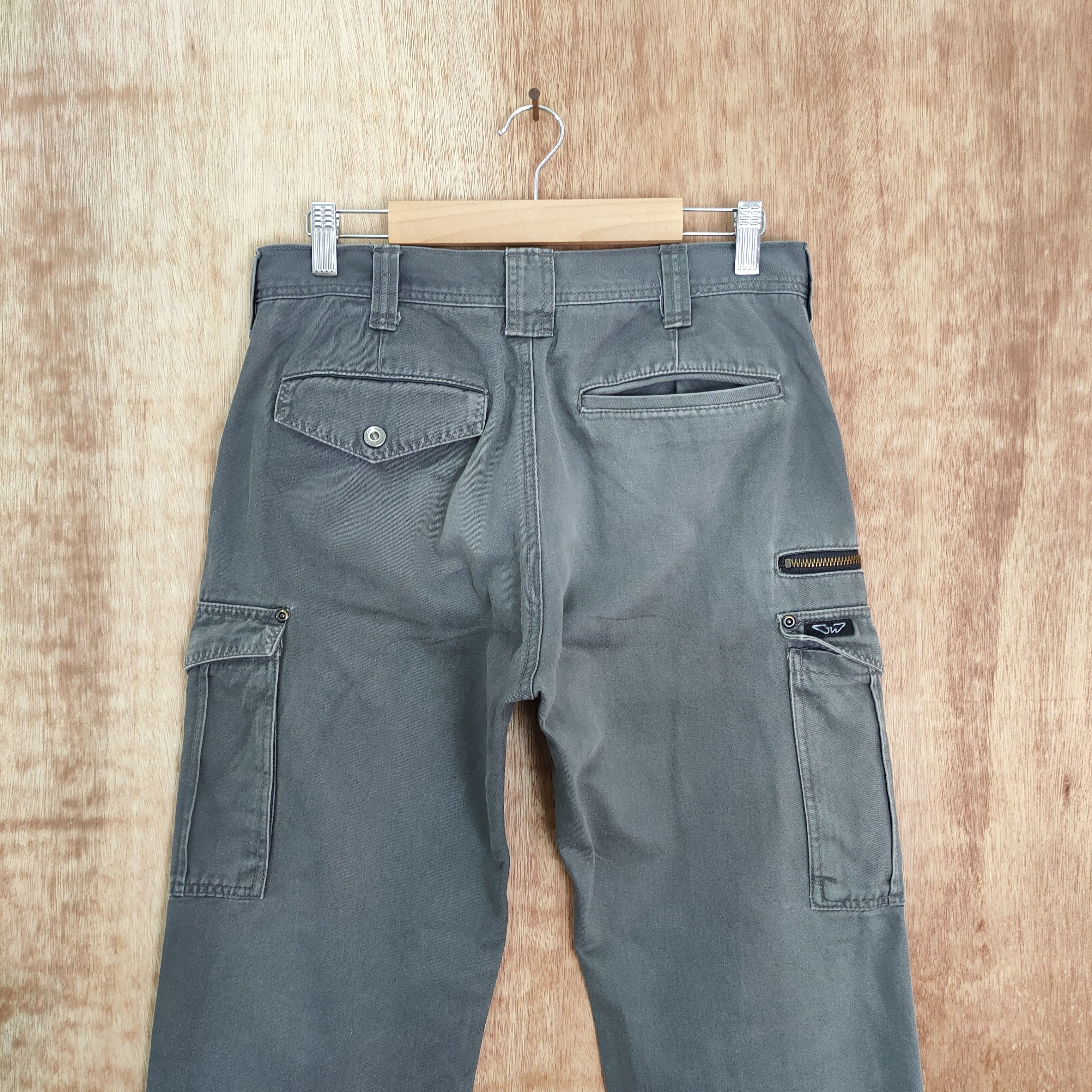 Japanese Brand JAPANESE BRAND FADED DISTRESSED CARGO PANTS Size US 30 / EU 46 - 6 Thumbnail