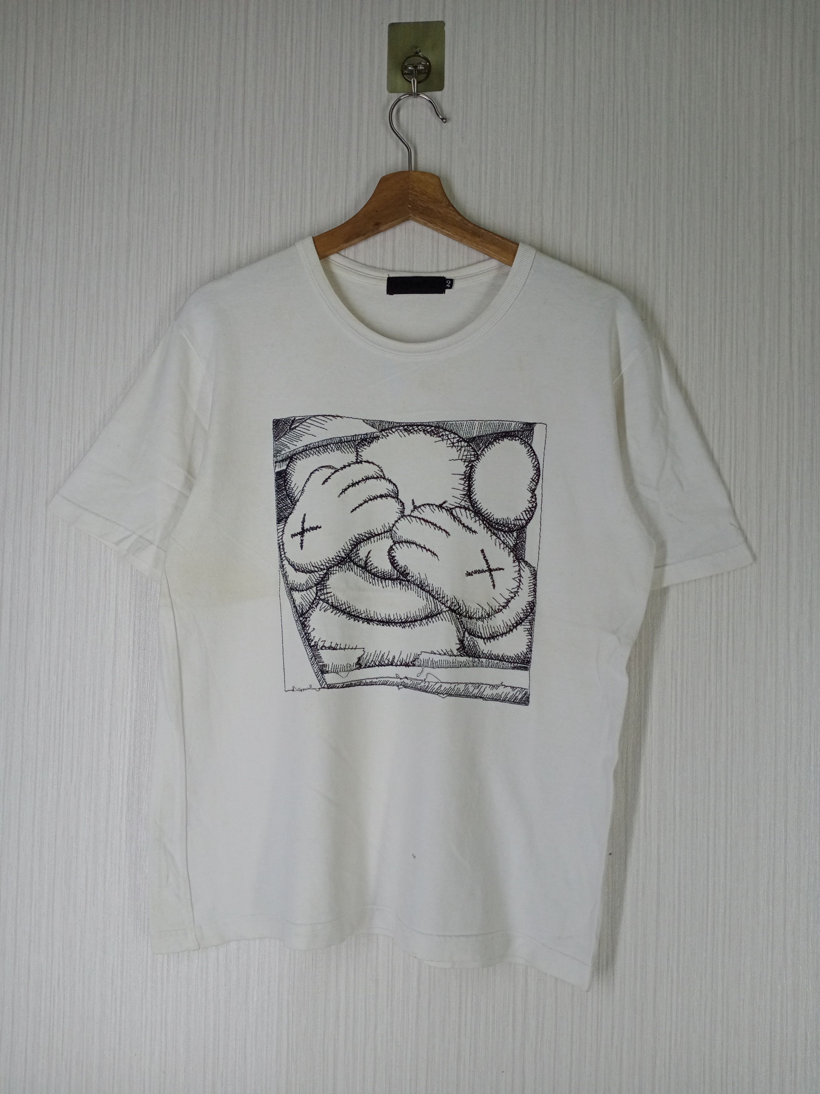 Original Fake Original Fake Kaws Tshirt Size US M / EU 48-50 / 2 - 1 Thumbnail