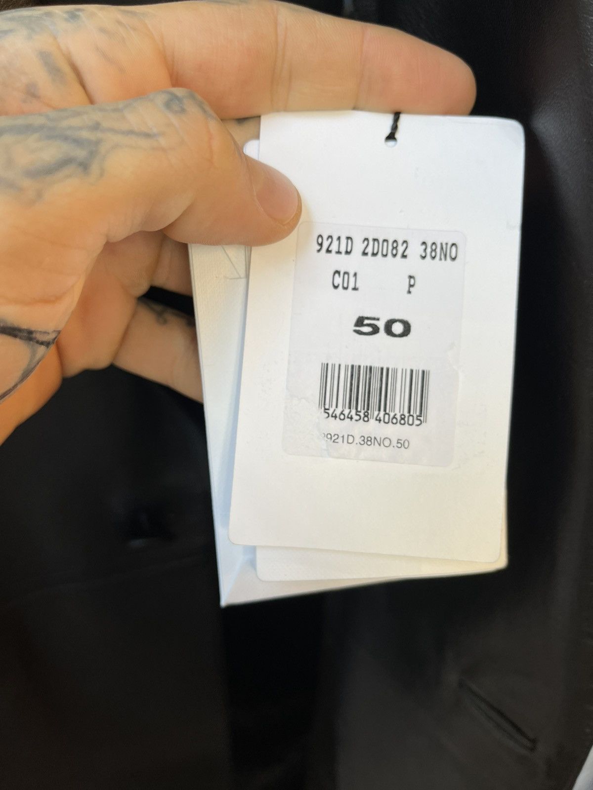 Celine × Hedi Slimane Celine SS19 RUNWAY NEW LEATHER PEACOAT JACKET EU50 Size US M / EU 48-50 / 2 - 15 Thumbnail