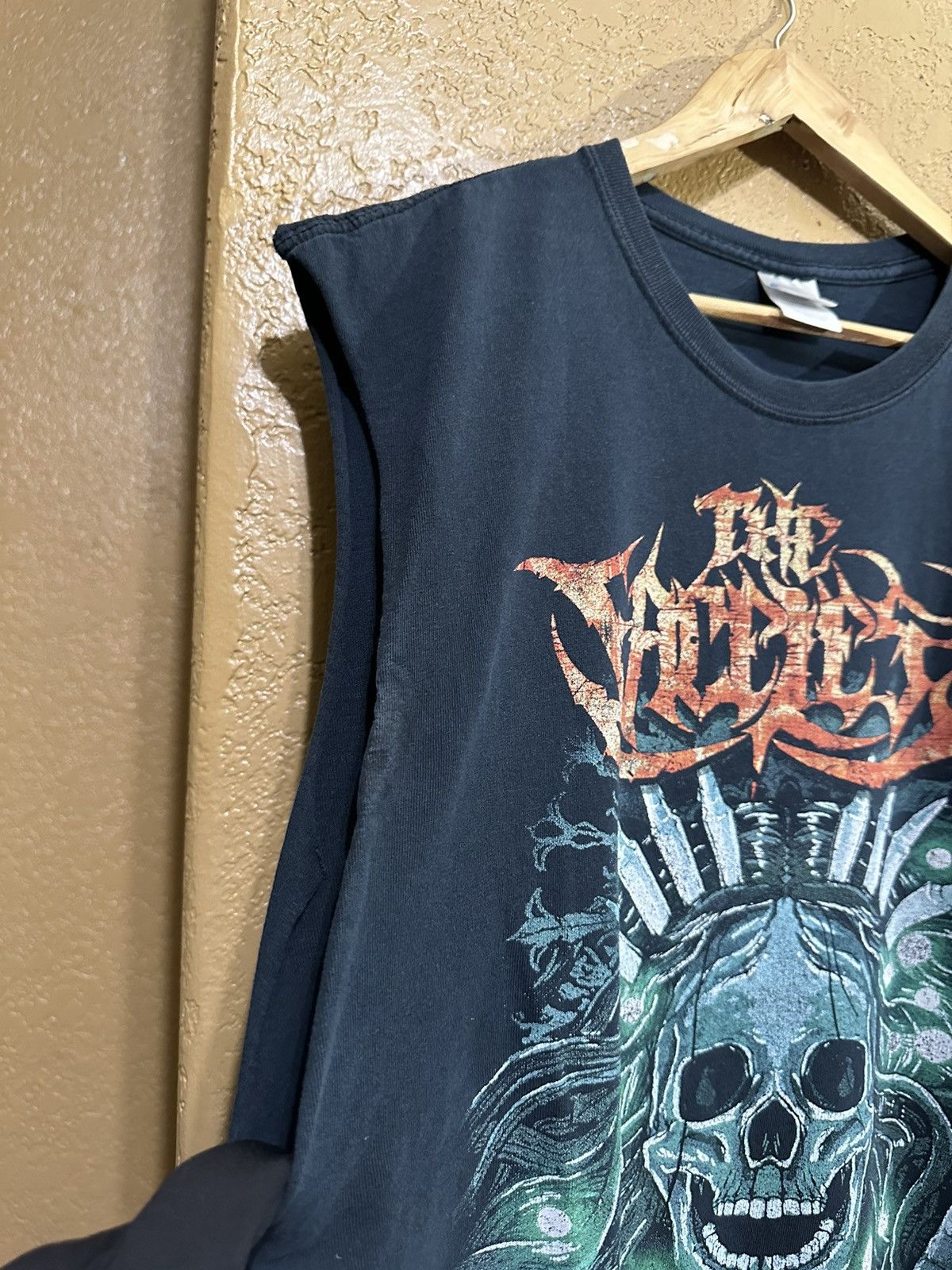 4GSELLER × Band Tees × Vintage thrashed VTG The Faceless Autotheism Sleeveless Tee Metal Size US L / EU 52-54 / 3 - 4 Thumbnail