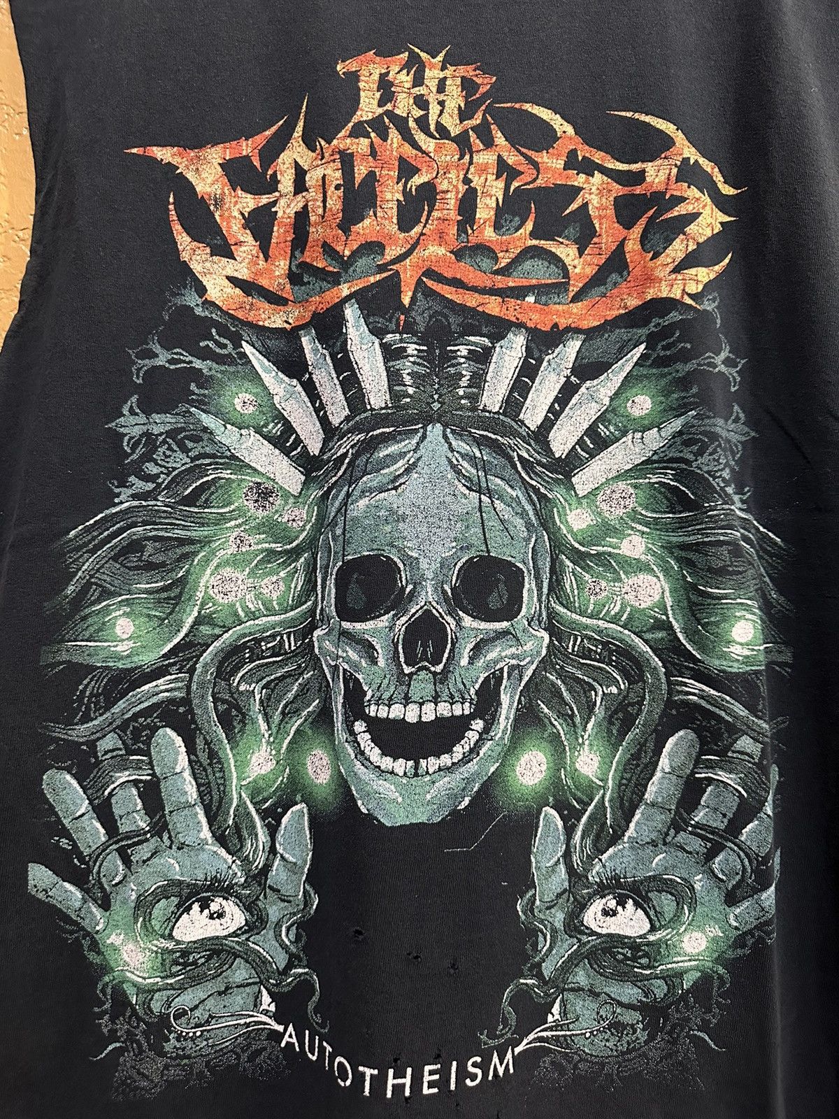 4GSELLER × Band Tees × Vintage thrashed VTG The Faceless Autotheism Sleeveless Tee Metal Size US L / EU 52-54 / 3 - 2 Thumbnail