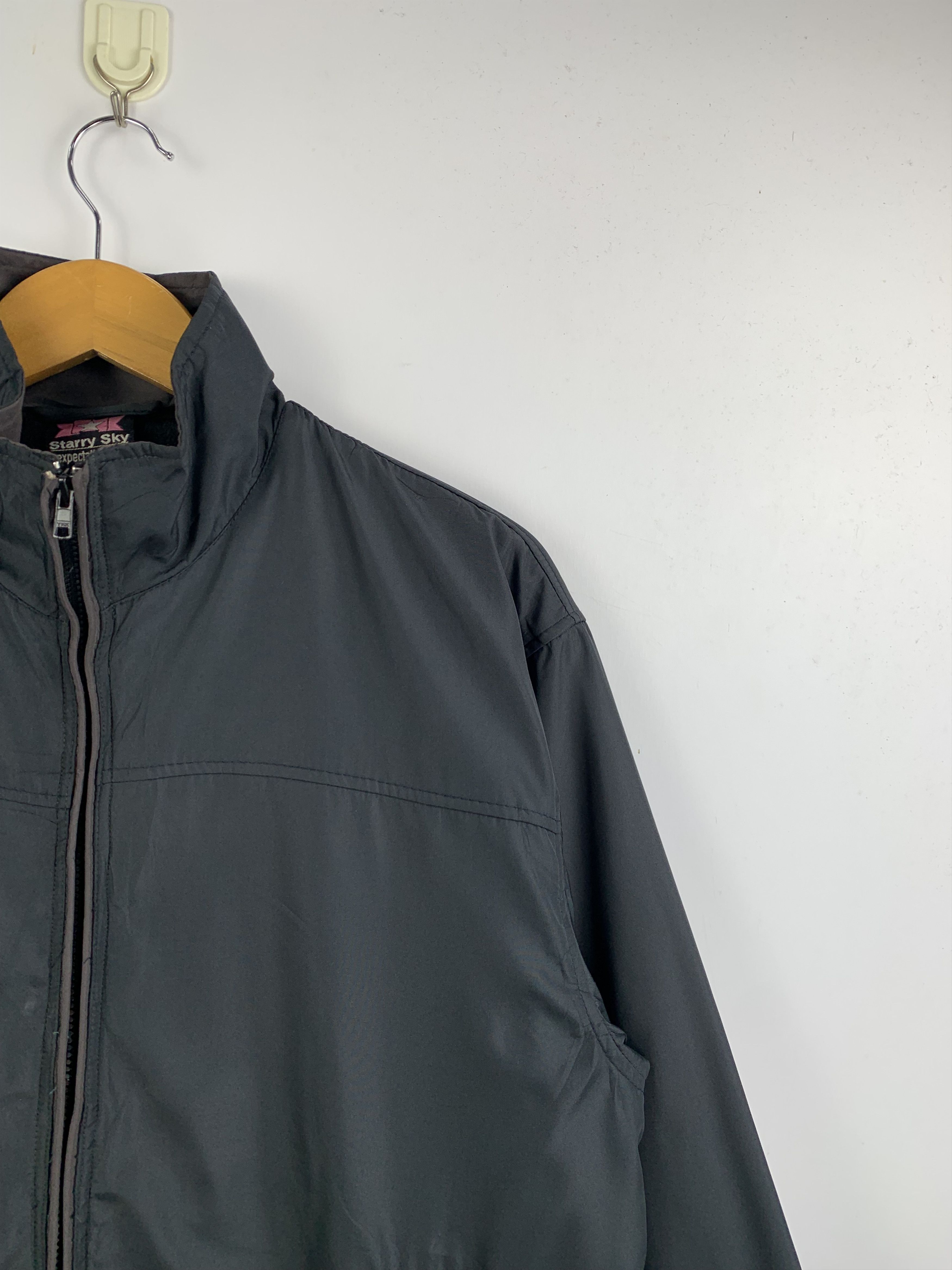 Japanese Brand Vintage STARRY SKY Zip Up Light Nylon Jacket Size US L / EU 52-54 / 3 - 4 Thumbnail