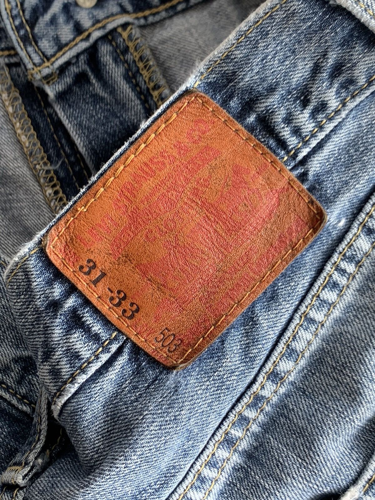 Levi's Vintage Levis 503 Distressed Denim Jeans Size US 32 / EU 48 - 7 Thumbnail