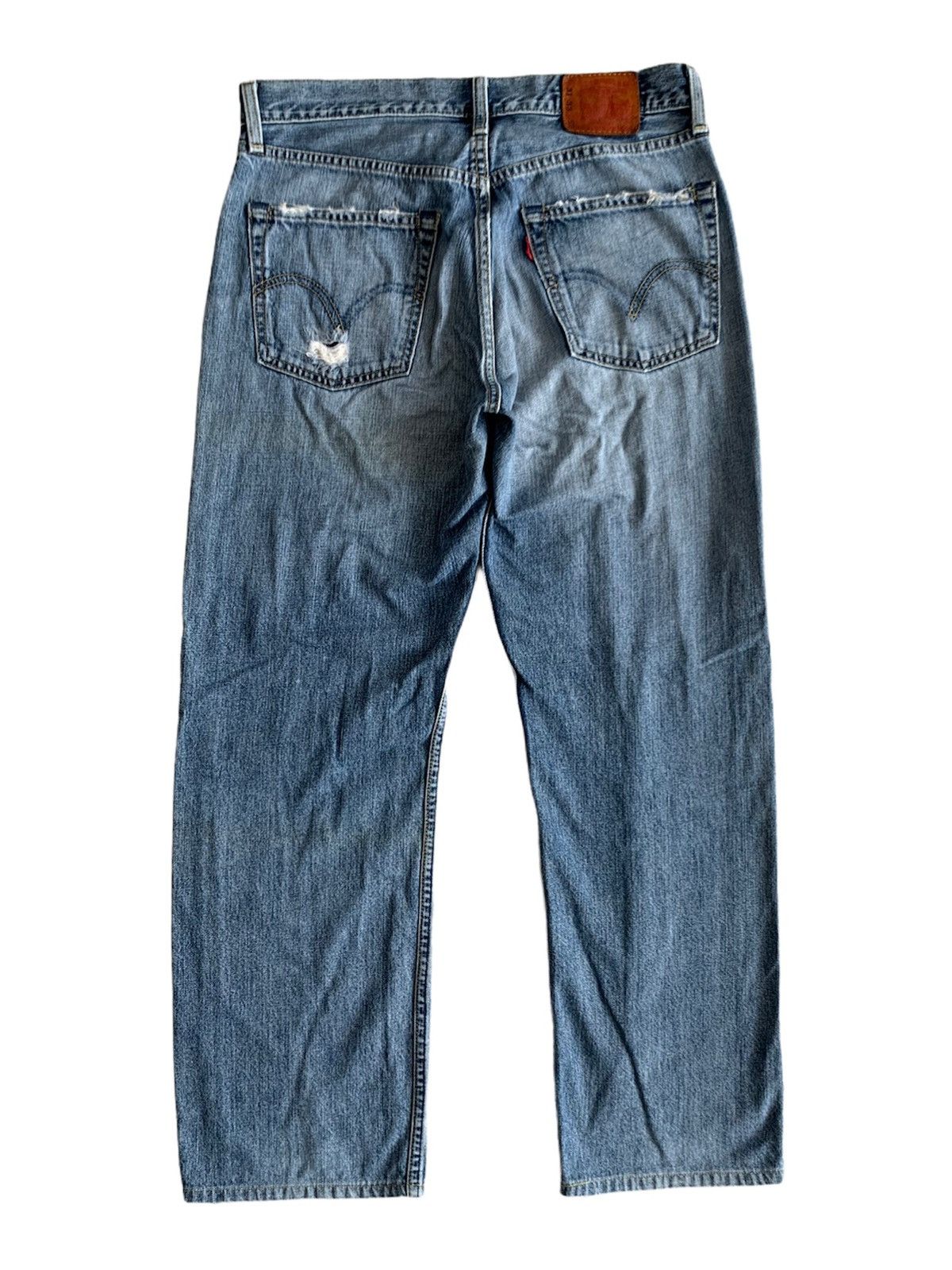 Levi's Vintage Levis 503 Distressed Denim Jeans Size US 32 / EU 48 - 2 Thumbnail