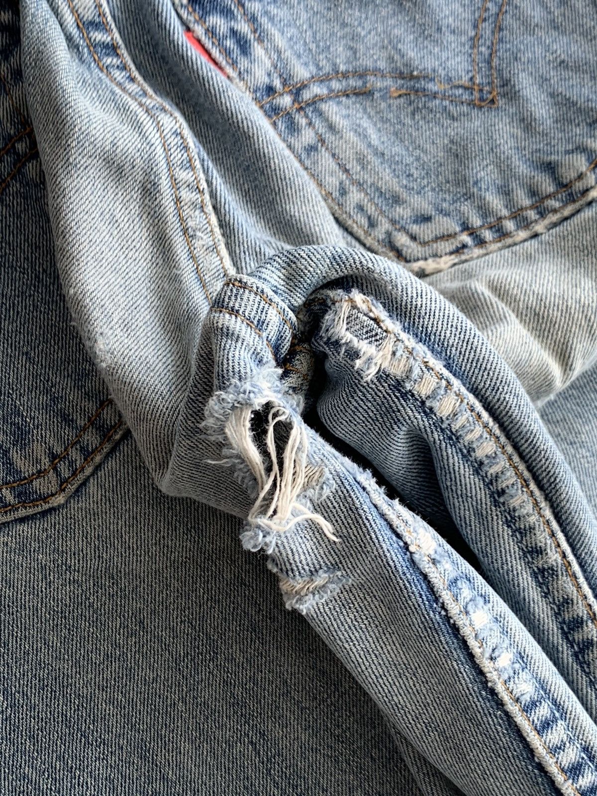 Levi's Vintage Levis 534 Made in France Distressed Denim Jeans Size US 27 - 6 Thumbnail