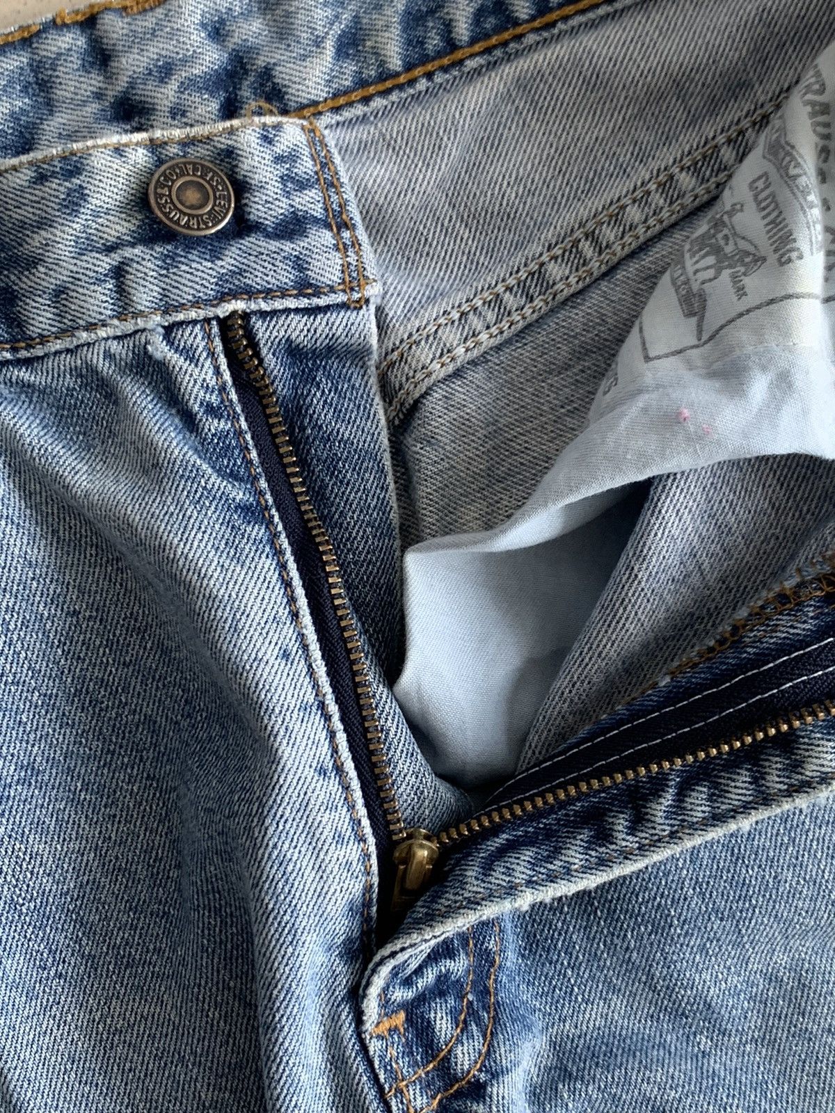 Levi's Vintage Levis 534 Made in France Distressed Denim Jeans Size US 27 - 5 Thumbnail