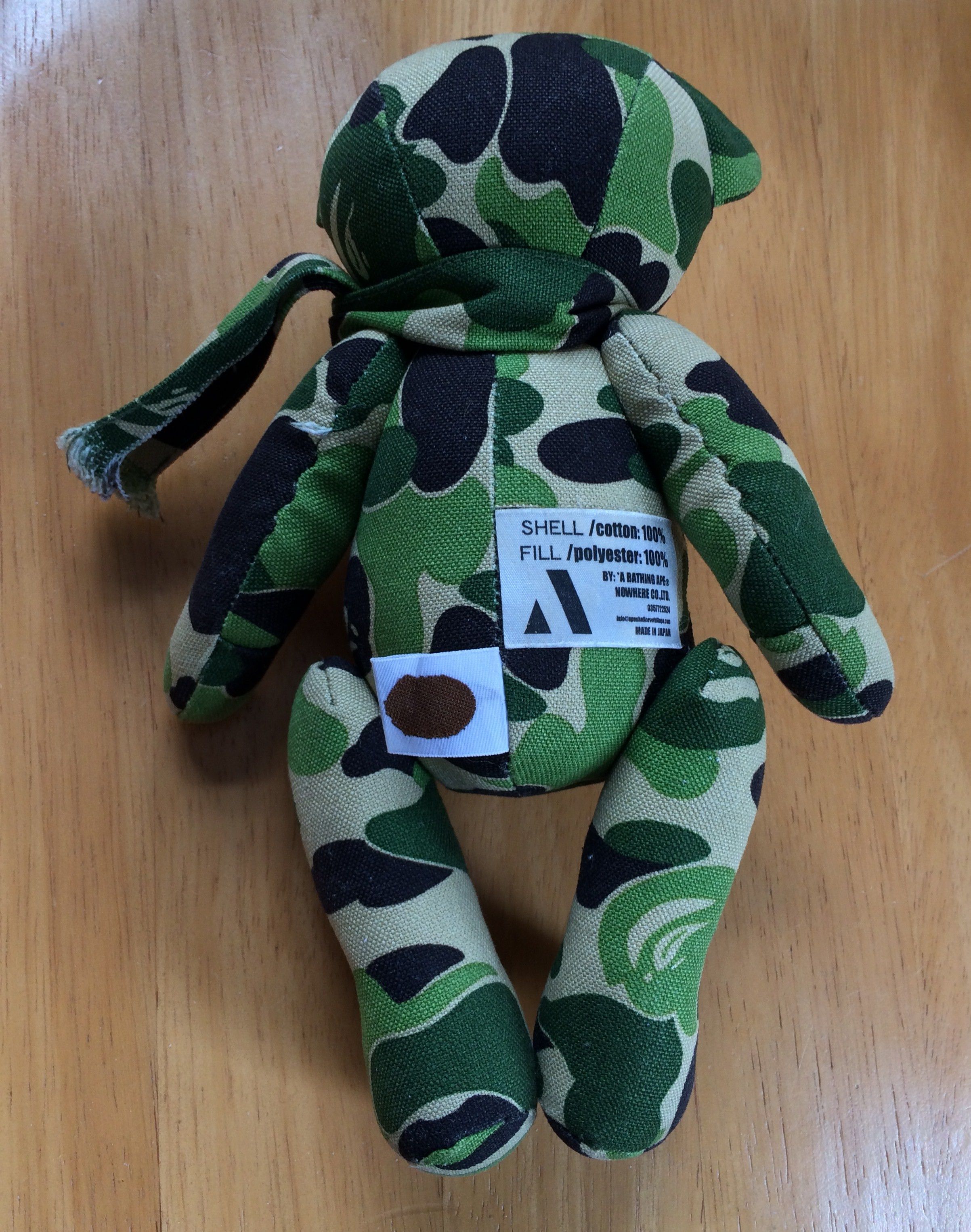Bape OG 2003 Bape Camo Teddy Bear Size ONE SIZE - 5 Thumbnail