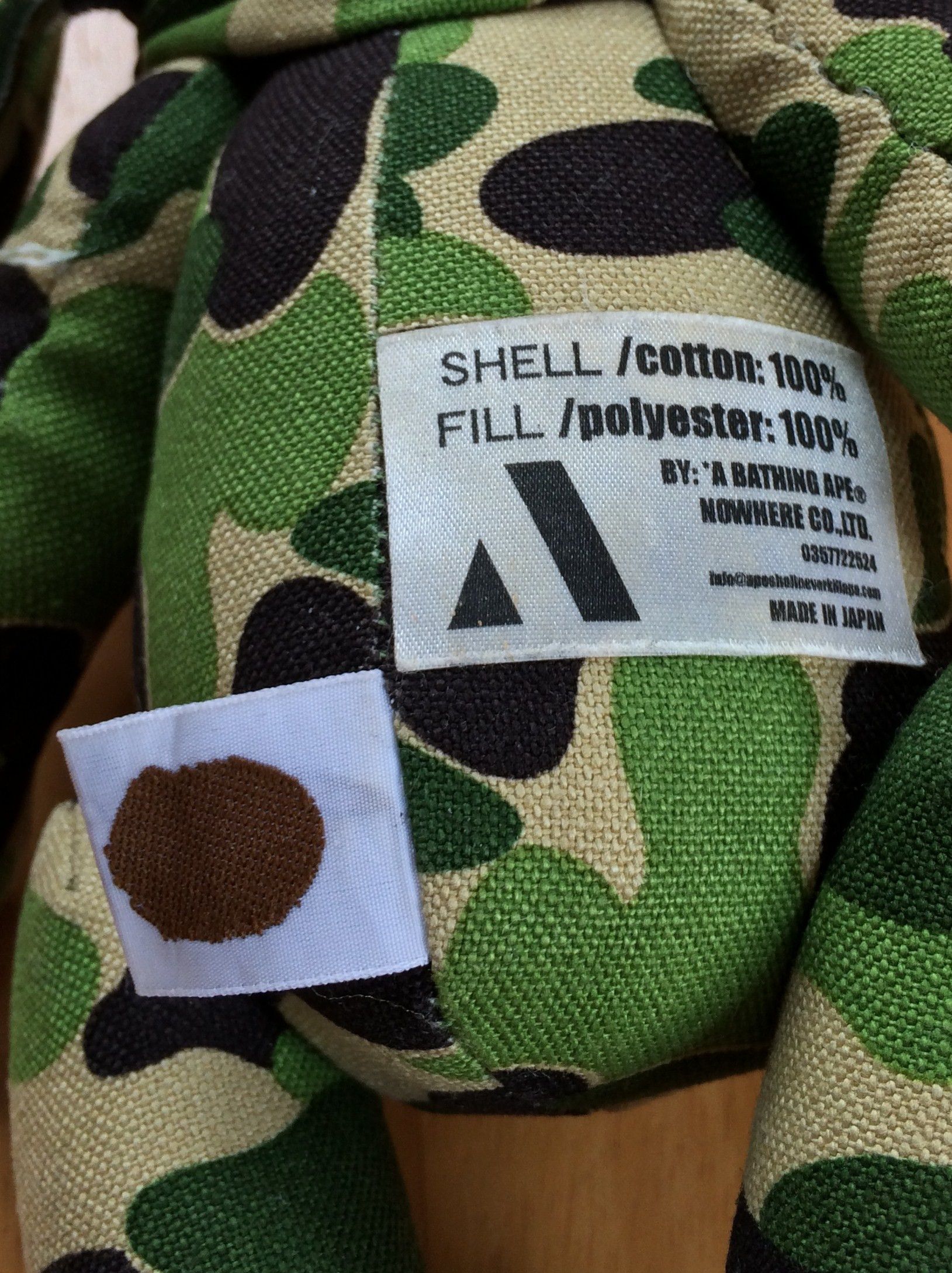 Bape OG 2003 Bape Camo Teddy Bear Size ONE SIZE - 6 Thumbnail