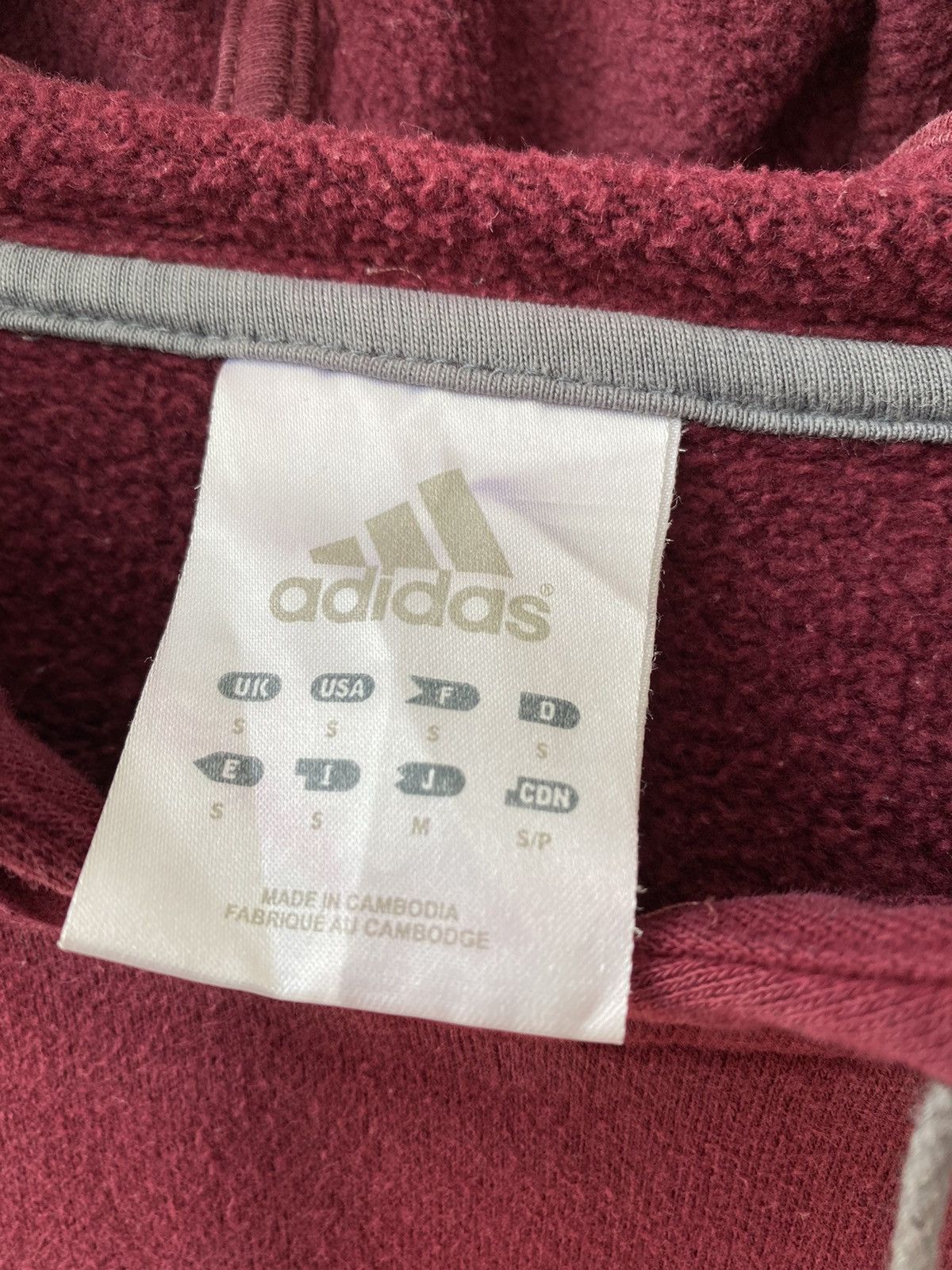 Adidas Vintage Adidas Spellout Embroidered Logo Pullover Hoodies Size US M / EU 48-50 / 2 - 6 Thumbnail