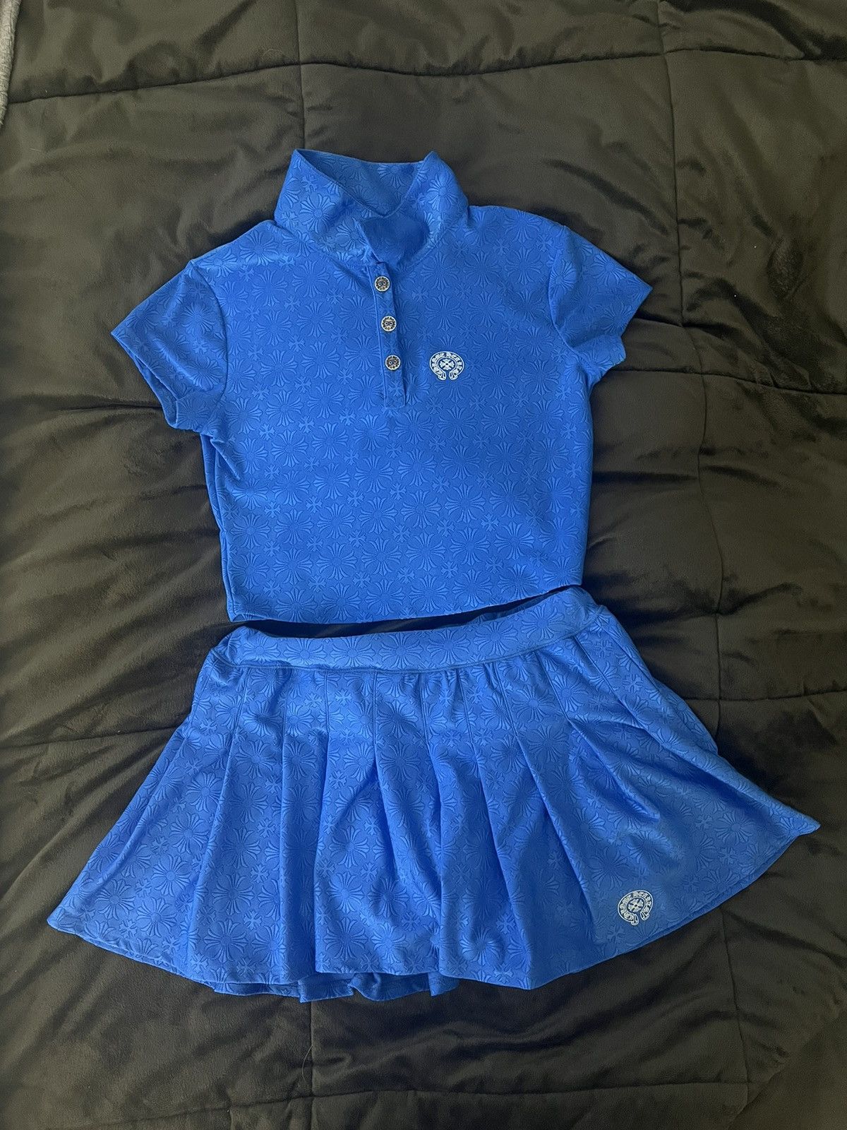 Chrome Hearts tennis set blue