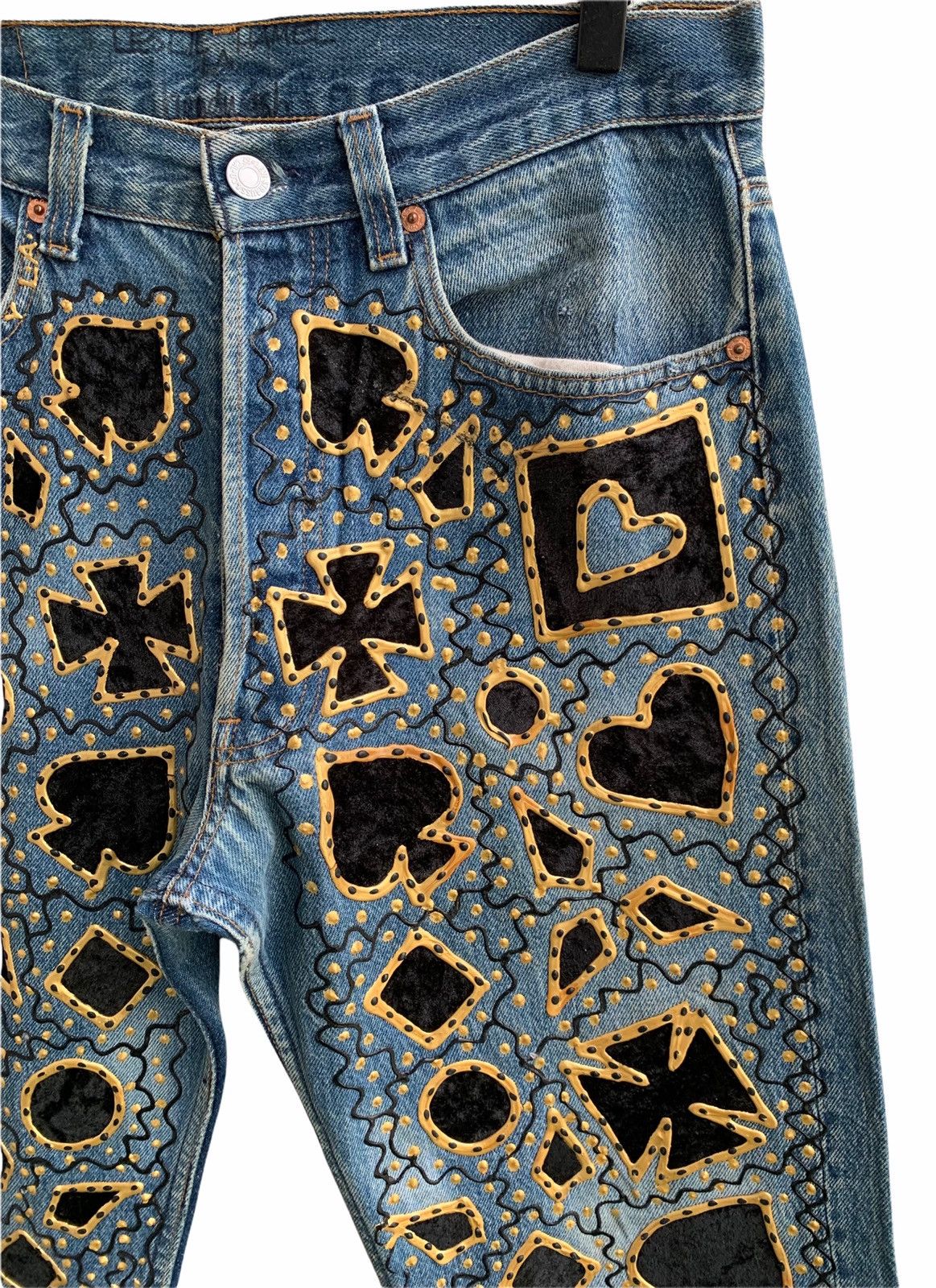 Levi's Vintage Clothing 🔥Rare Vintage Custom Levis 501xx Denim Jeans Size US 32 / EU 48 - 8 Thumbnail