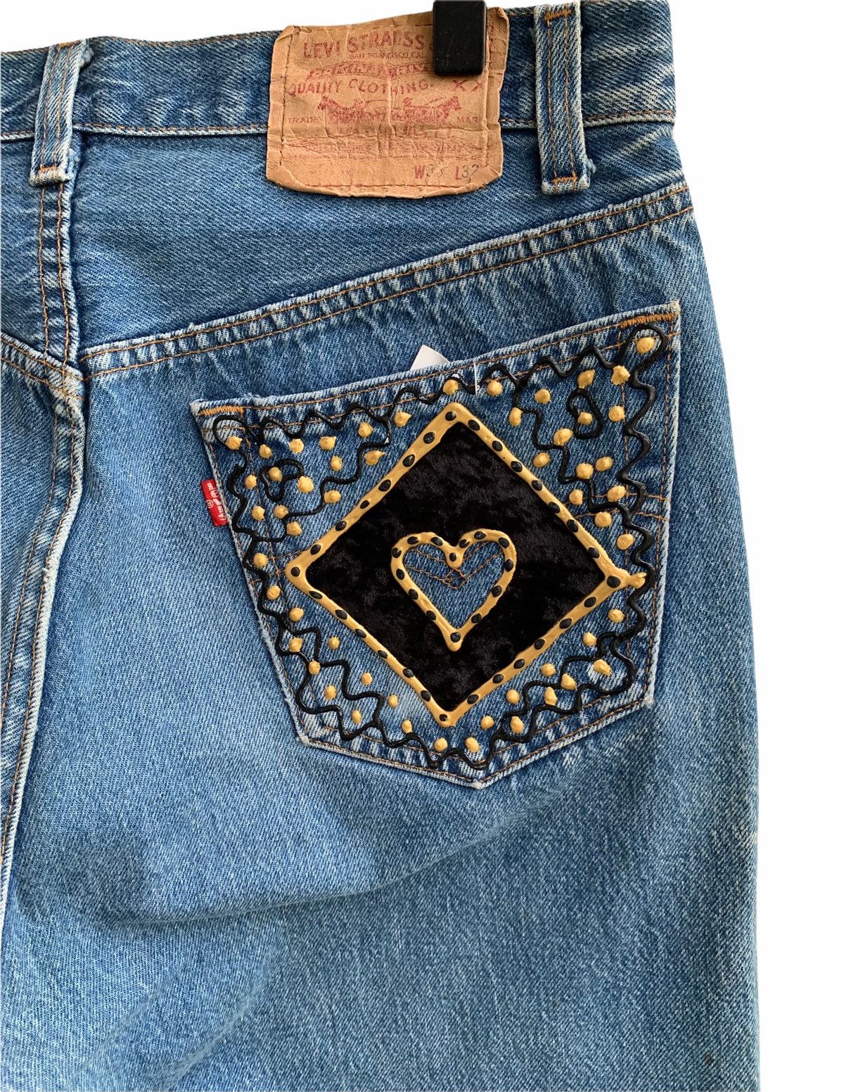 Levi's Vintage Clothing 🔥Rare Vintage Custom Levis 501xx Denim Jeans Size US 32 / EU 48 - 4 Thumbnail