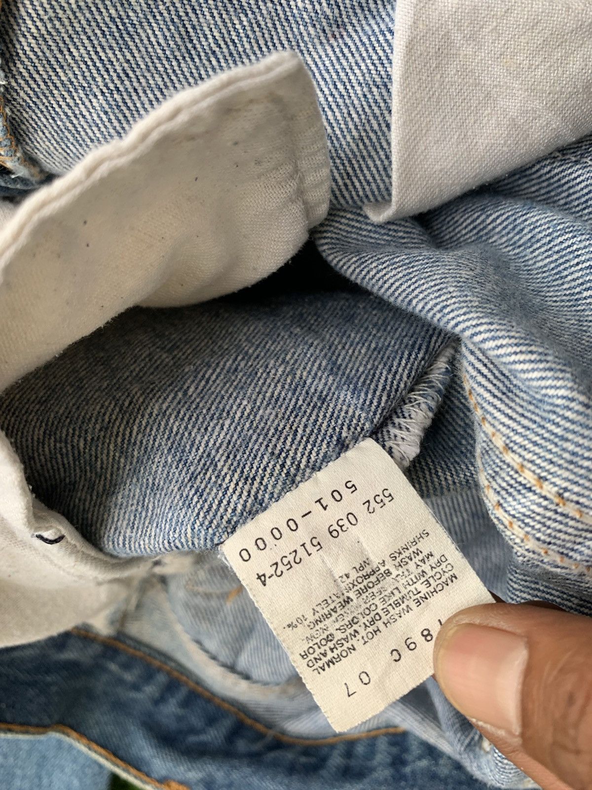 Levi's Vintage Clothing 🔥Rare Vintage Custom Levis 501xx Denim Jeans Size US 32 / EU 48 - 9 Thumbnail