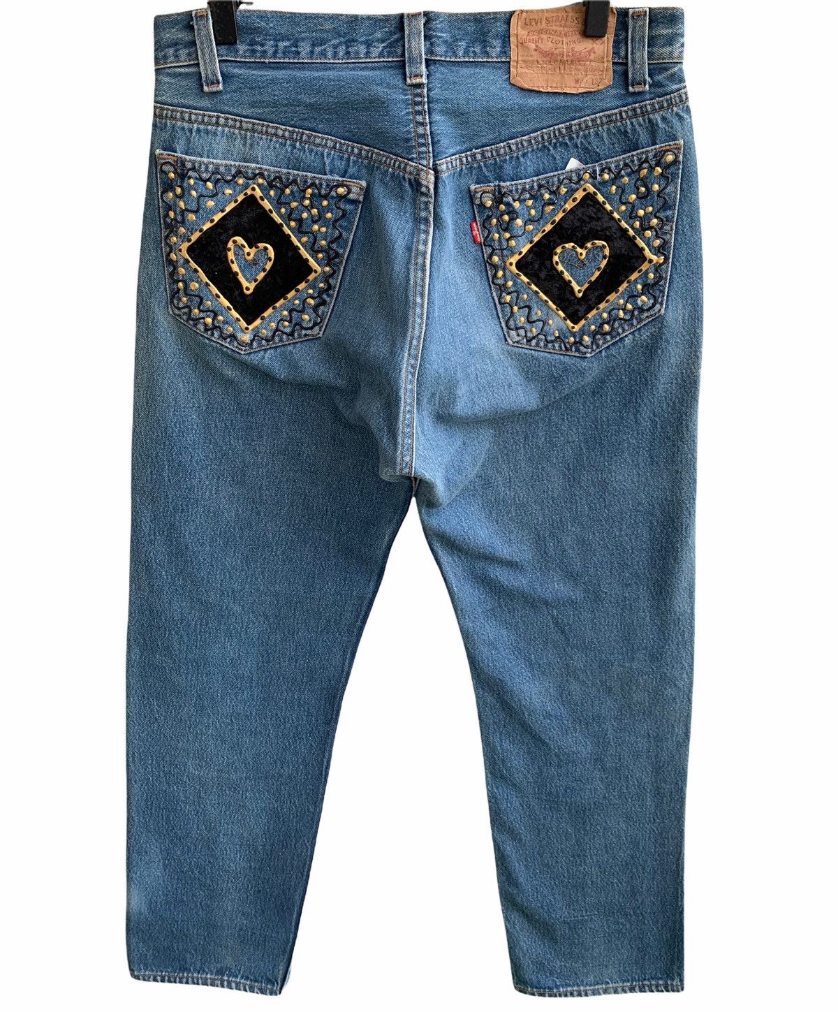 Levi's Vintage Clothing 🔥Rare Vintage Custom Levis 501xx Denim Jeans Size US 32 / EU 48 - 2 Thumbnail