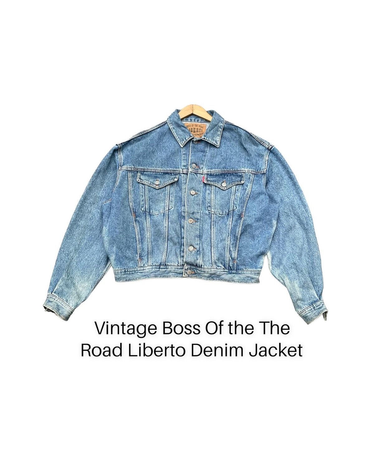 Vintage Vintage Boss Of The Road Liberto Denim Jacket Size US XL / EU 56 / 4 - 1 Thumbnail