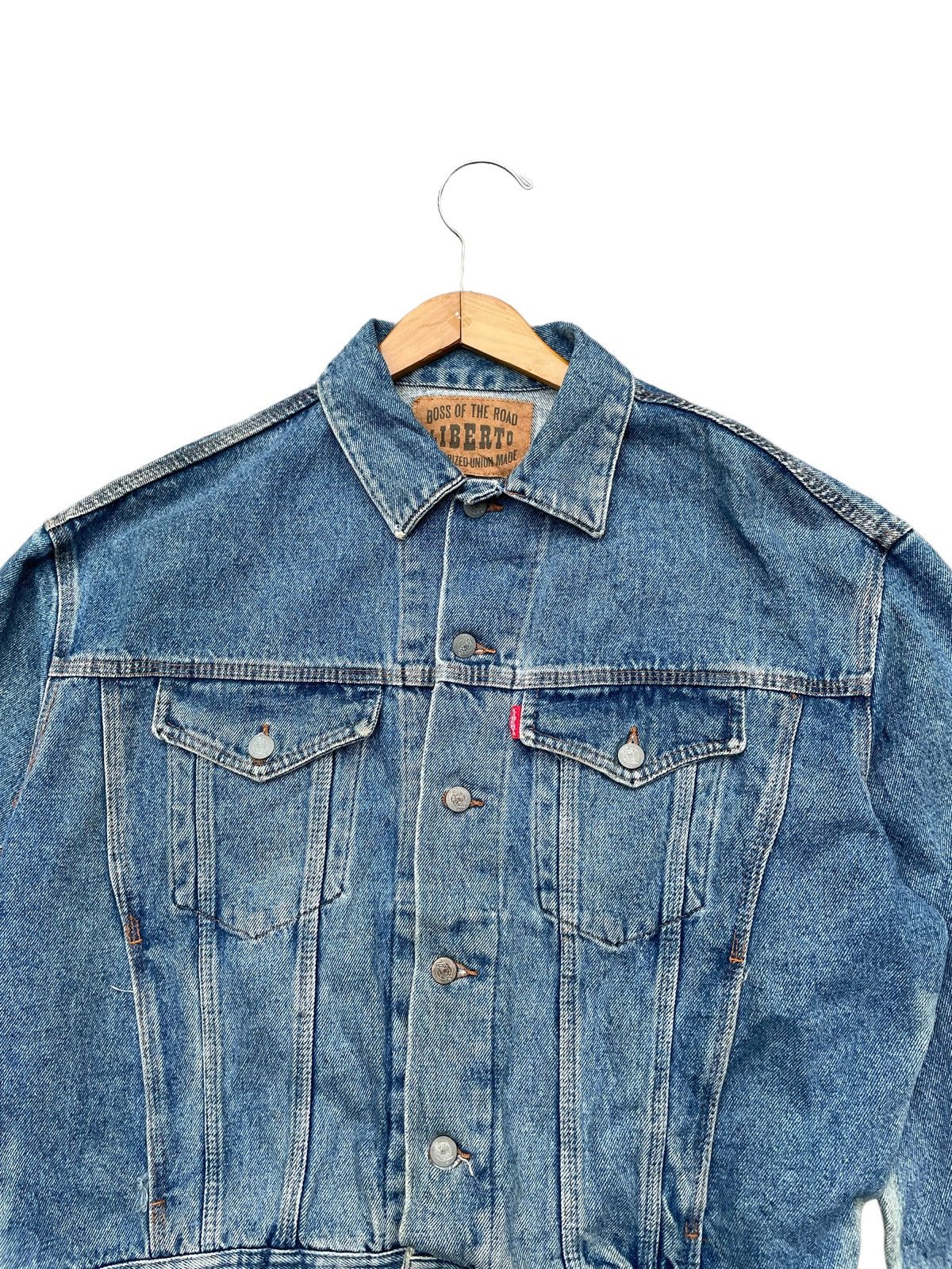 Vintage Vintage Boss Of The Road Liberto Denim Jacket Size US XL / EU 56 / 4 - 5 Thumbnail