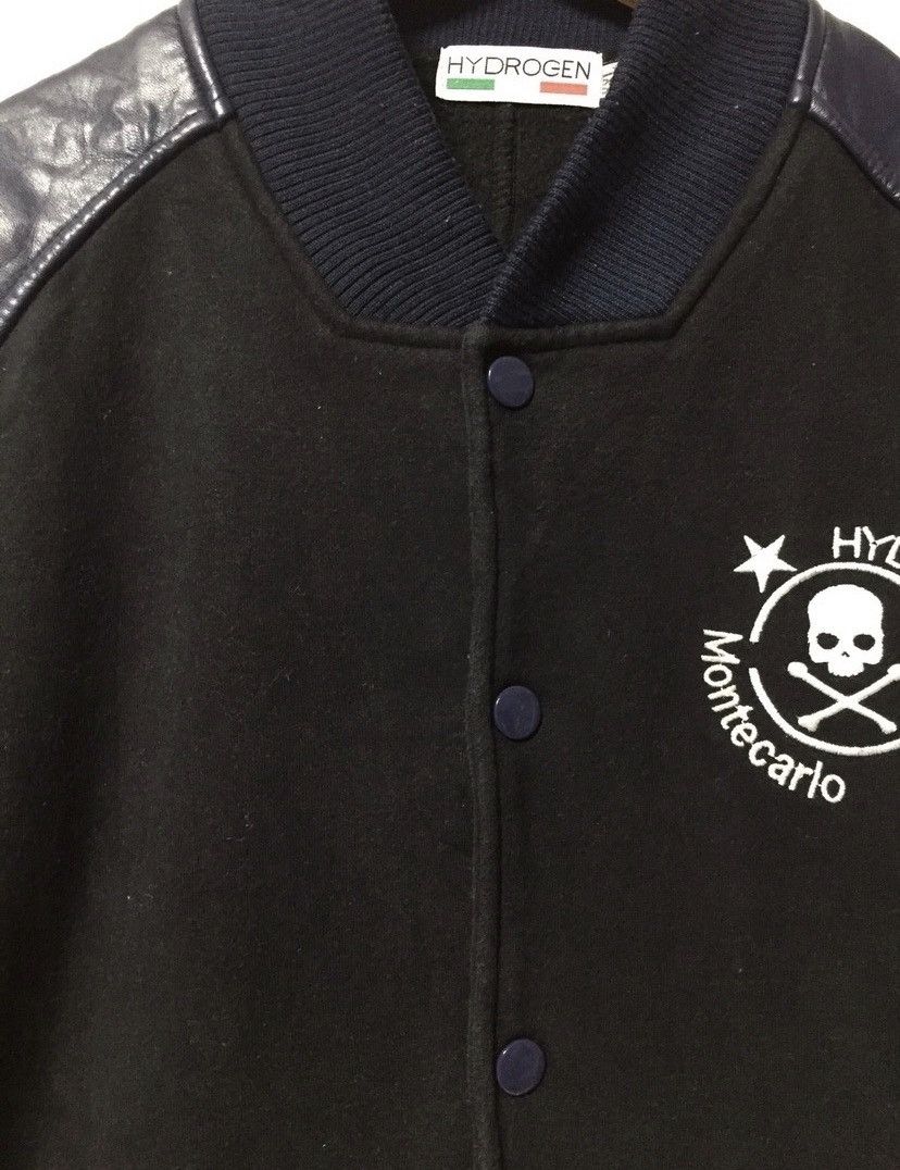 Japanese Brand Hydrogen Montecarlo X Skull Varsity Jacket Size US XL / EU 56 / 4 - 6 Thumbnail