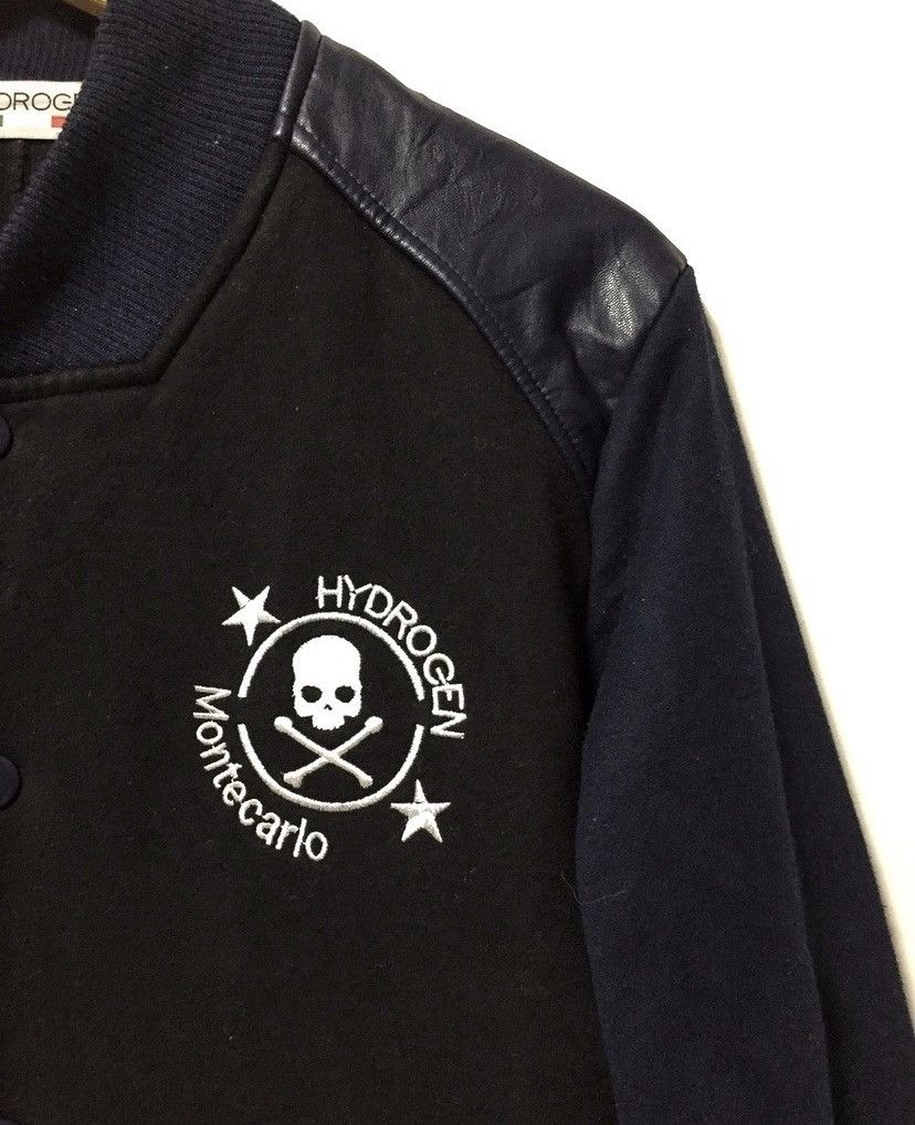 Japanese Brand Hydrogen Montecarlo X Skull Varsity Jacket Size US XL / EU 56 / 4 - 3 Thumbnail