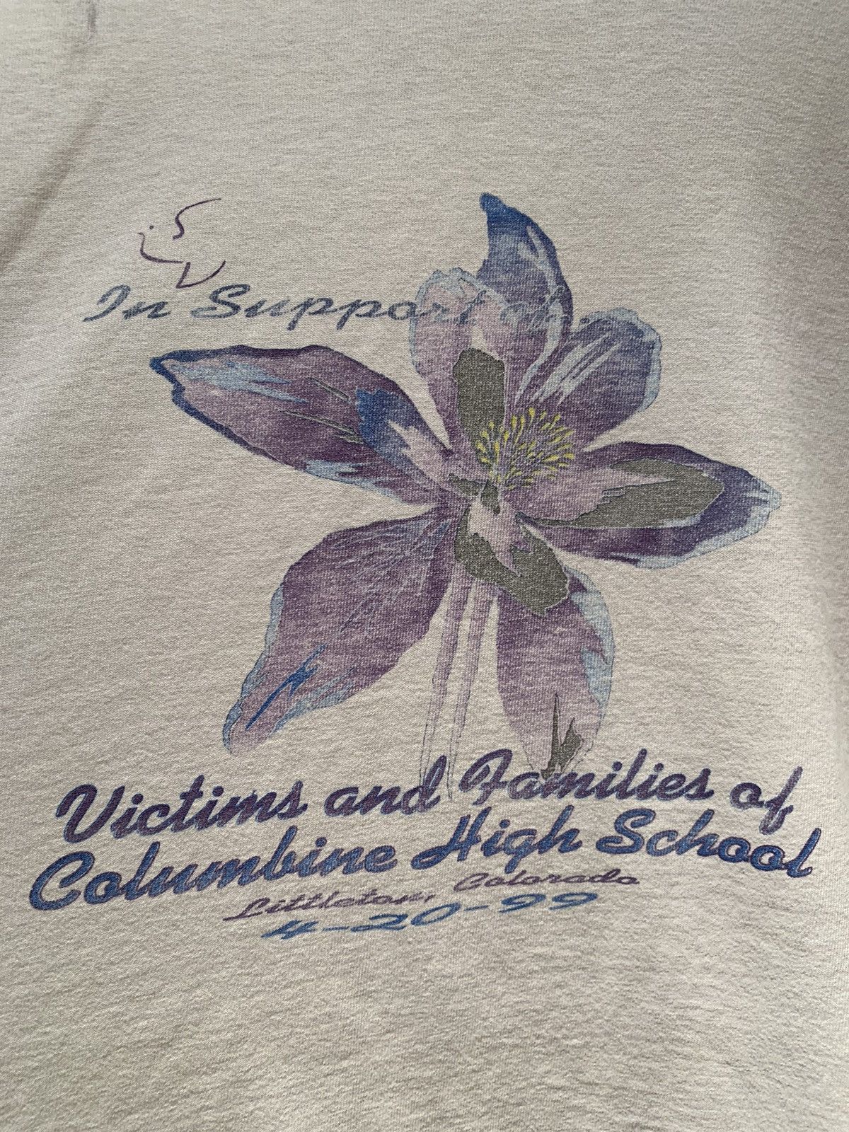 Other × Vintage *RARE* Vintage 1999 Columbine Shooting Memorial T-Shirt - XL Size US XL / EU 56 / 4 - 2 Thumbnail
