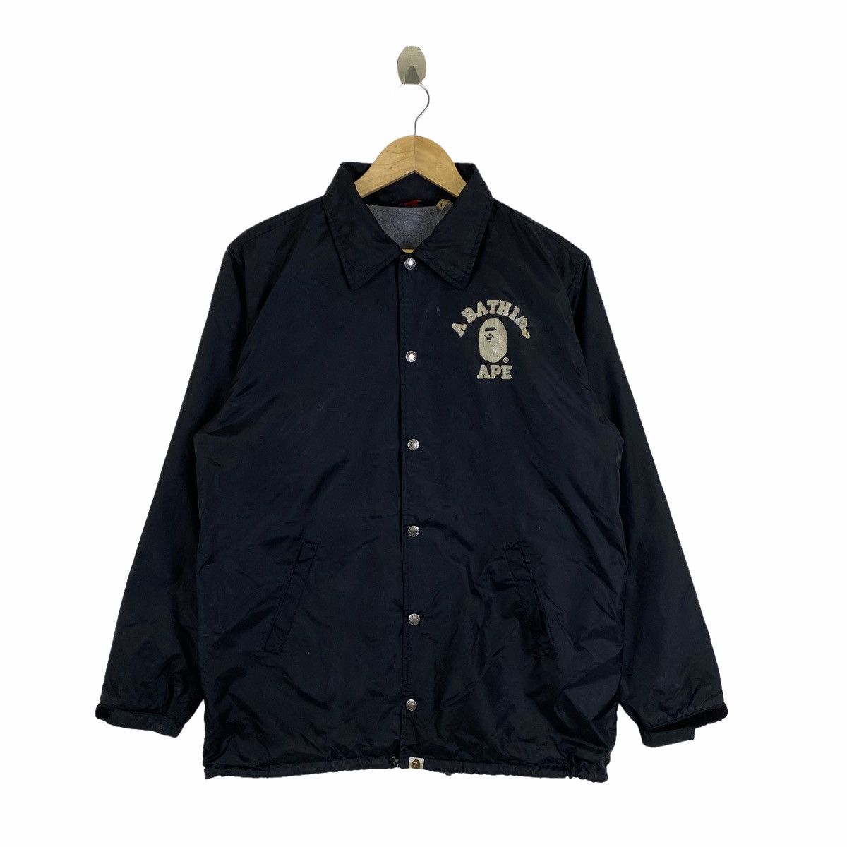 Bape Vintage College Coach Jacket Grailed