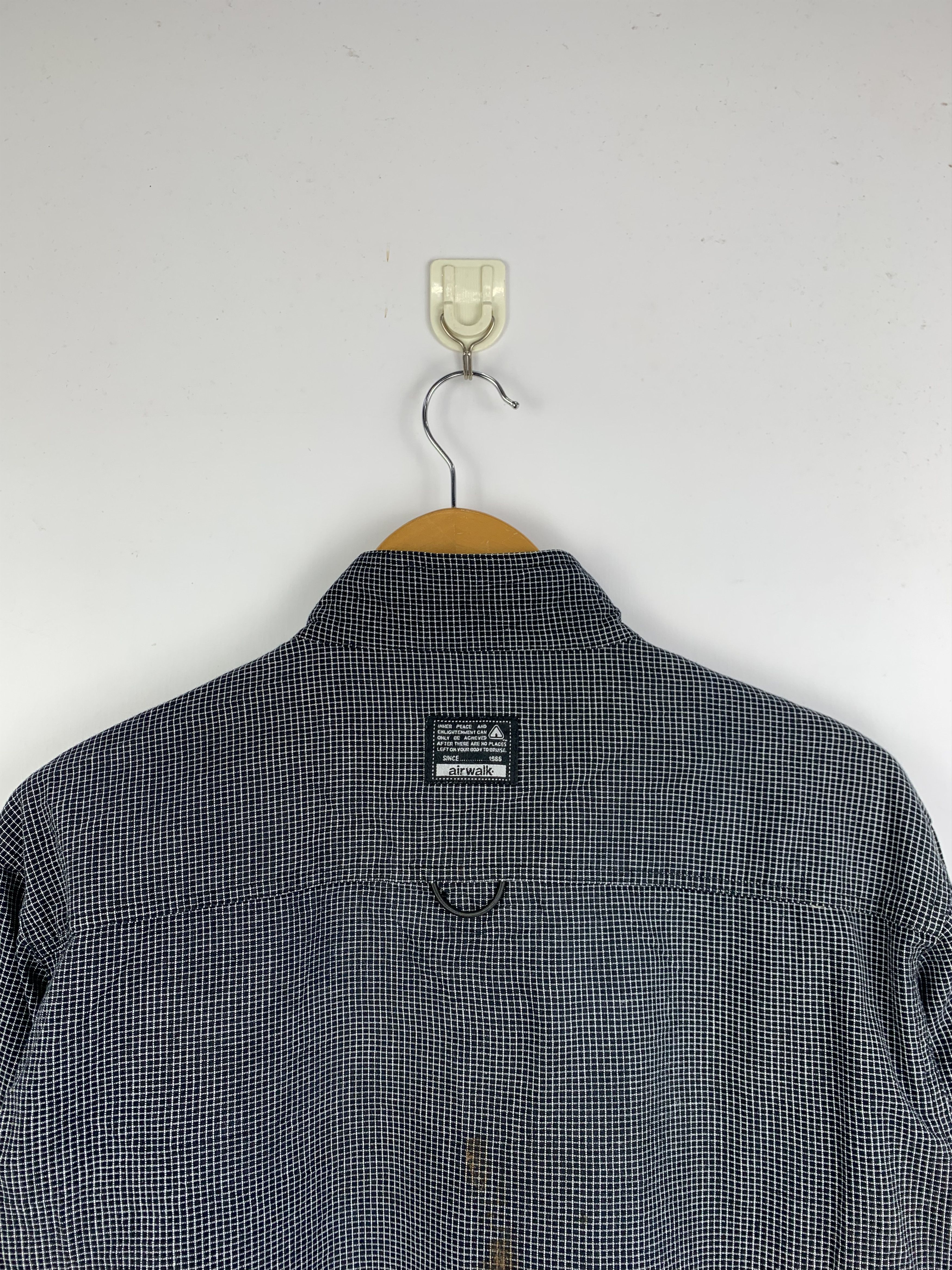 Airwalk Vintage AIRWALK Checkered Zip Up Light Jacket Size US L / EU 52-54 / 3 - 5 Thumbnail