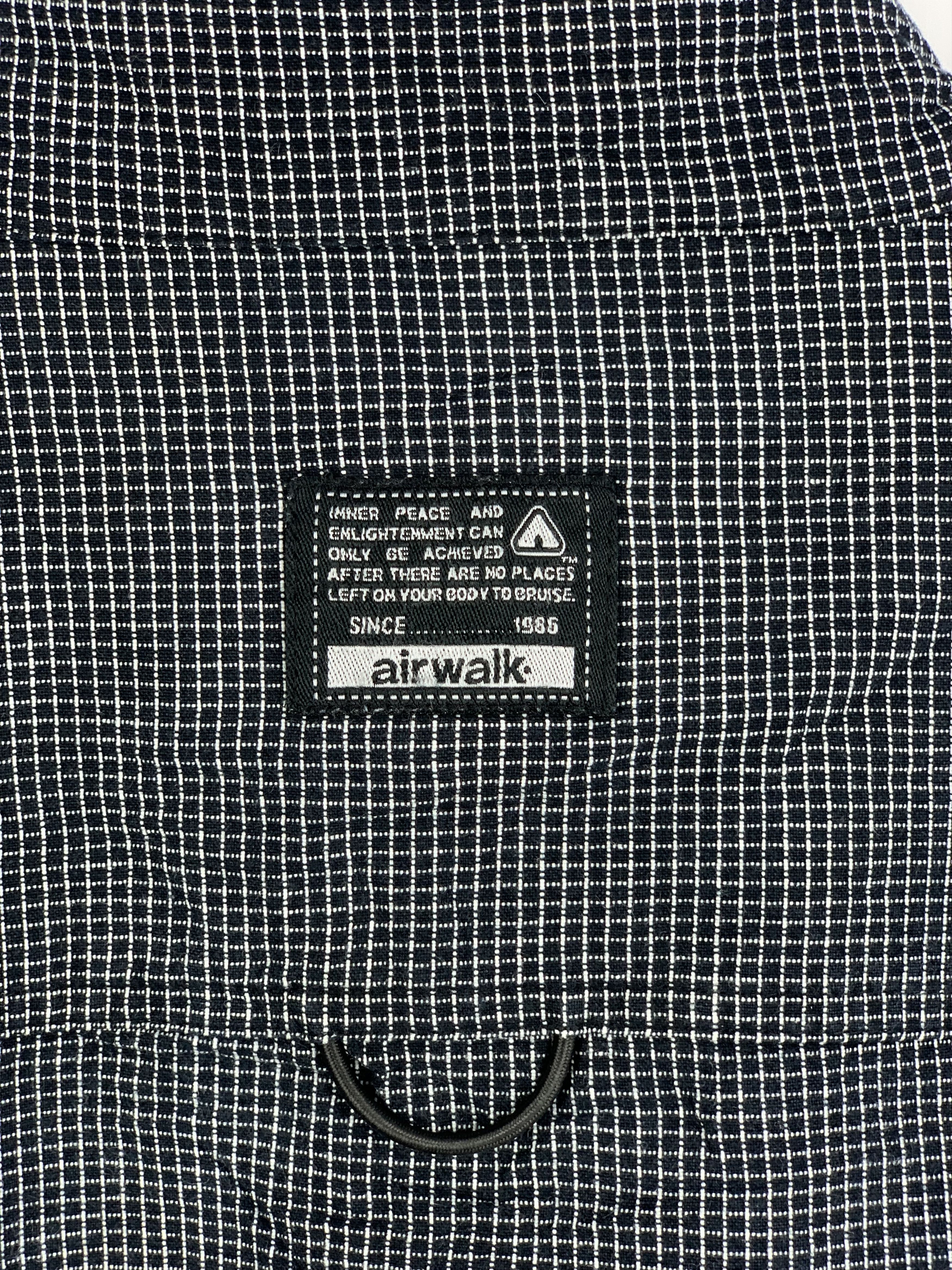 Airwalk Vintage AIRWALK Checkered Zip Up Light Jacket Size US L / EU 52-54 / 3 - 13 Thumbnail