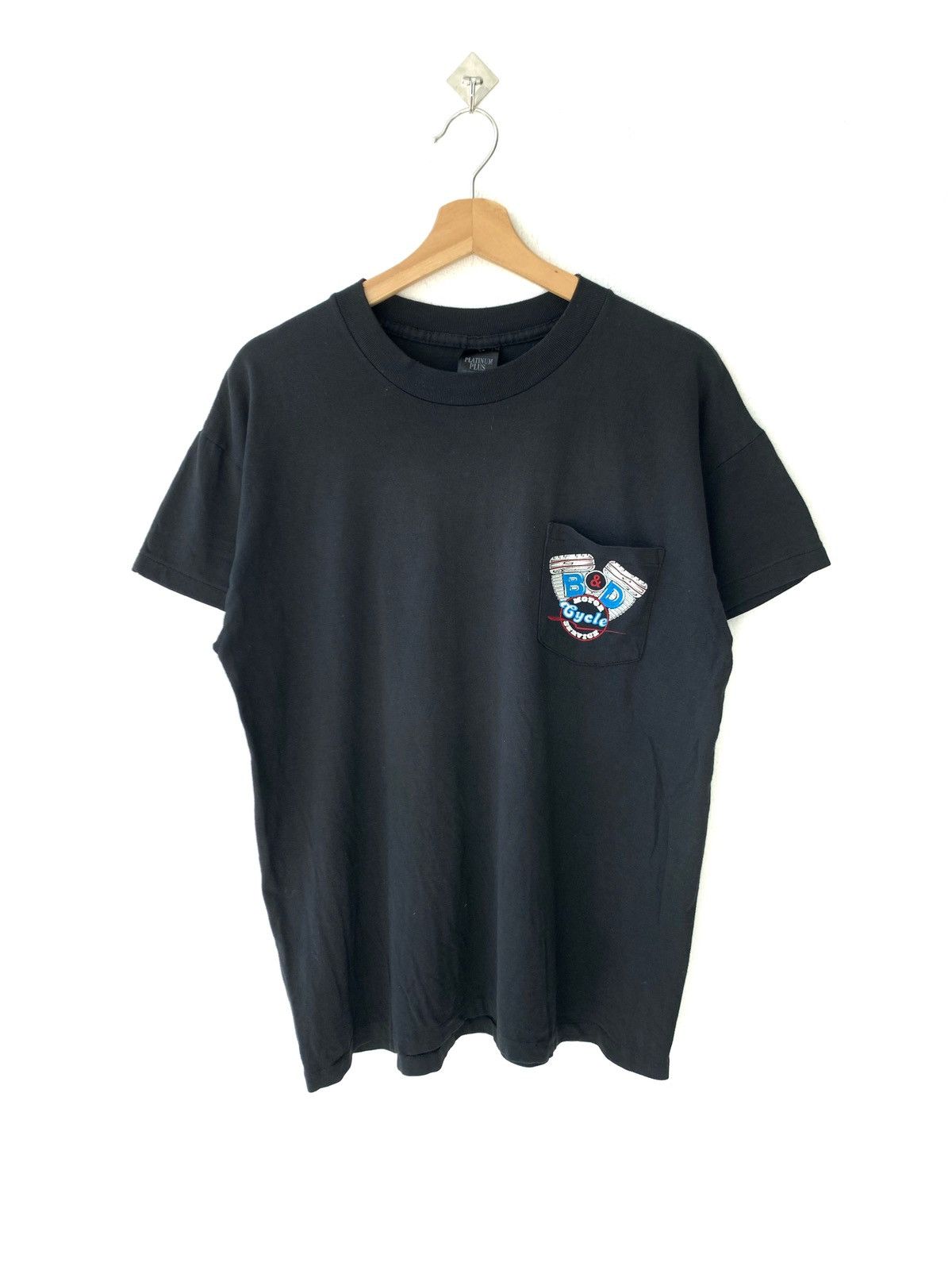 Vintage Vintage 90’s B&D Motorcycle Services Tee Size US L / EU 52-54 / 3 - 2 Thumbnail