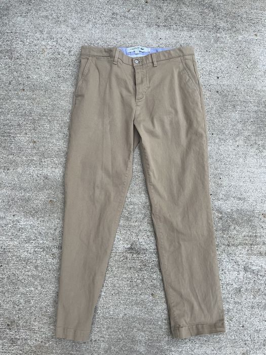 Lacoste Lacoste Khaki Pants | Grailed