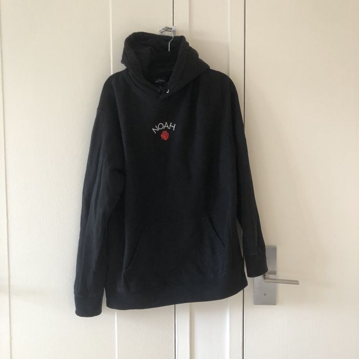 Noah Noah Embroidered Rose Logo Hoodie | Grailed