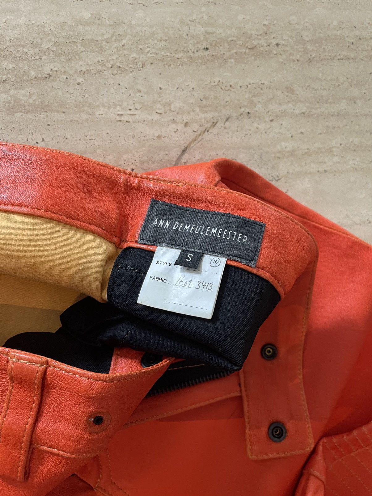 Ann Demeulemeester Leather biker sample pants Size US 30 / EU 46 - 3 Thumbnail