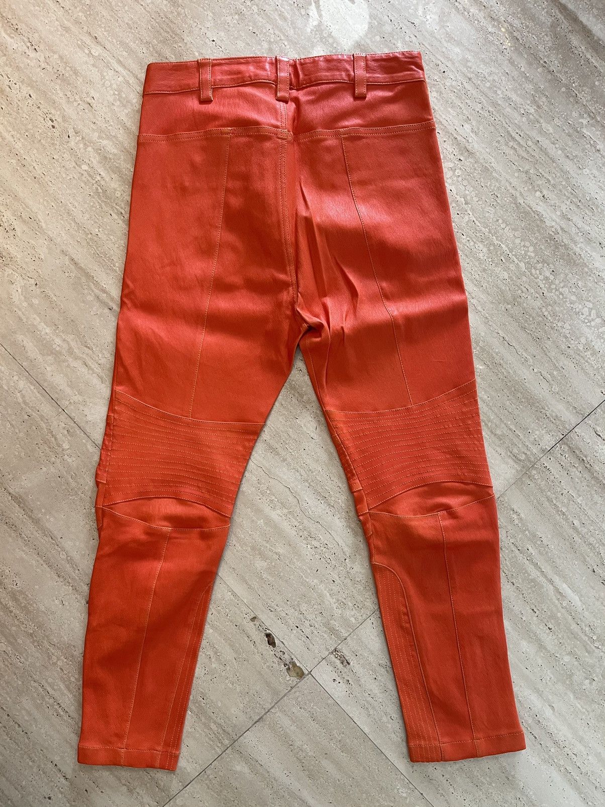 Ann Demeulemeester Leather biker sample pants Size US 30 / EU 46 - 2 Thumbnail