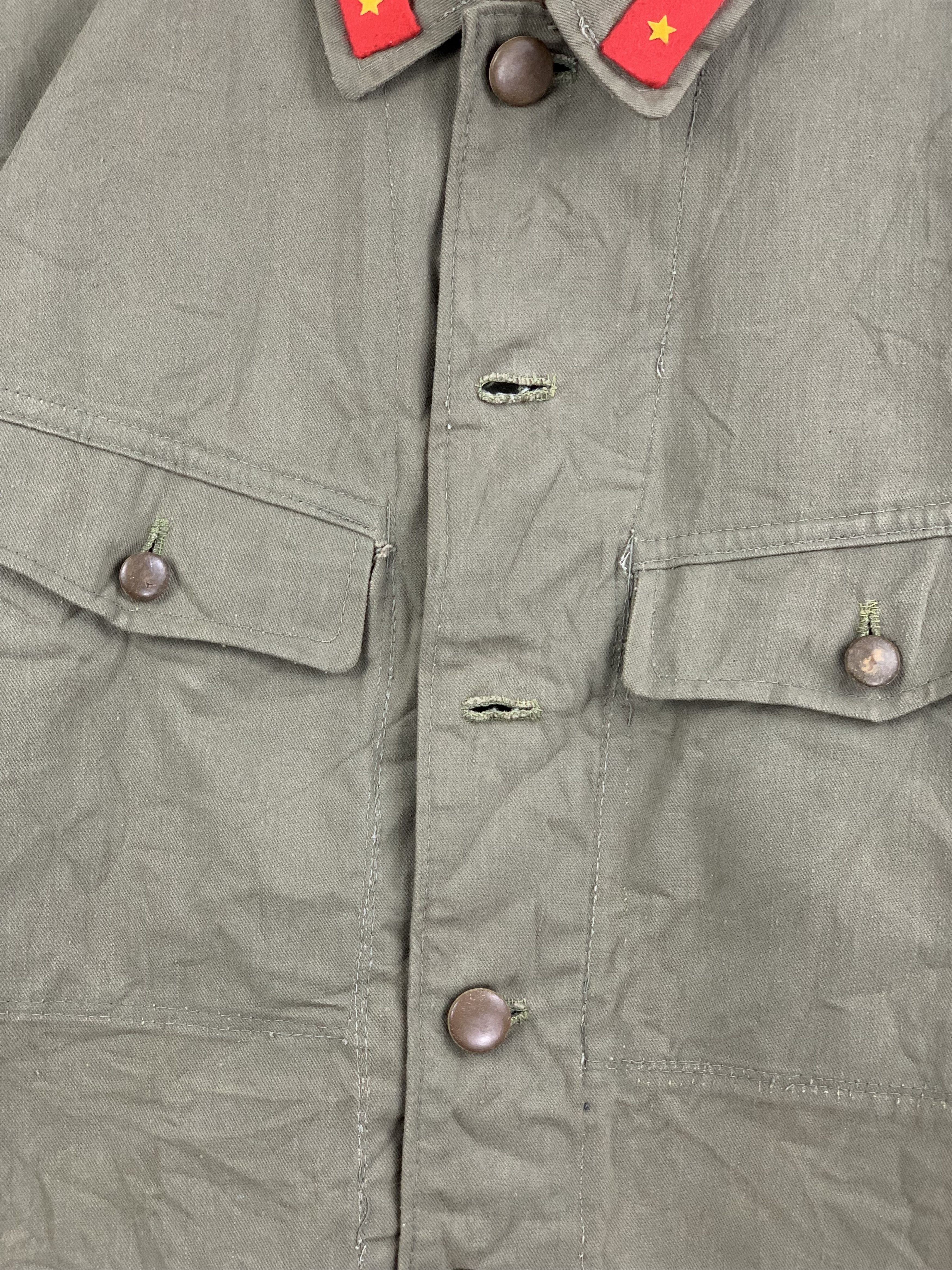 Japanese Brand Vintage JAPANESE ARMY Button Up Collar Jacket Size US M / EU 48-50 / 2 - 8 Thumbnail