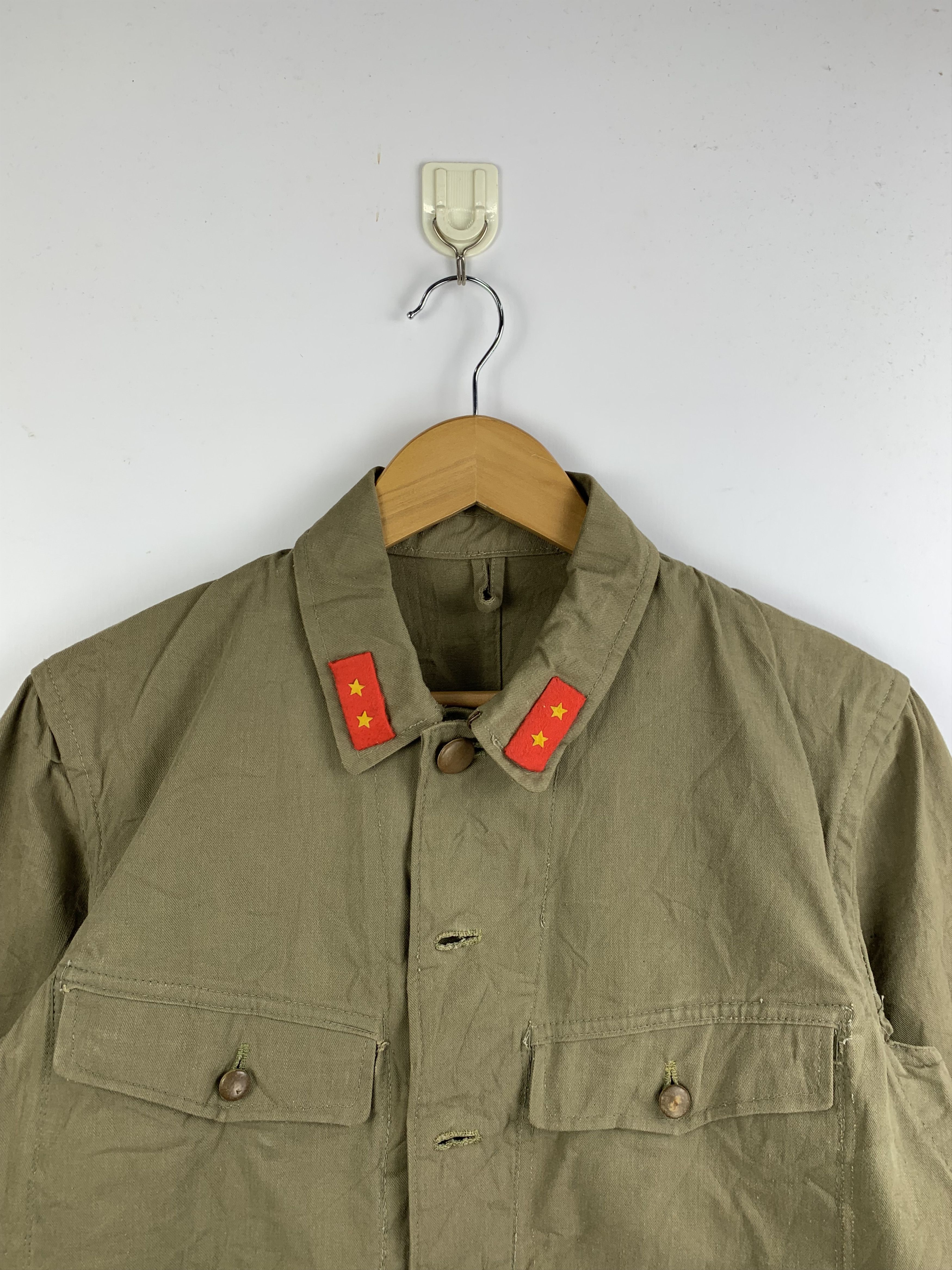 Japanese Brand Vintage JAPANESE ARMY Button Up Collar Jacket Size US M / EU 48-50 / 2 - 3 Thumbnail