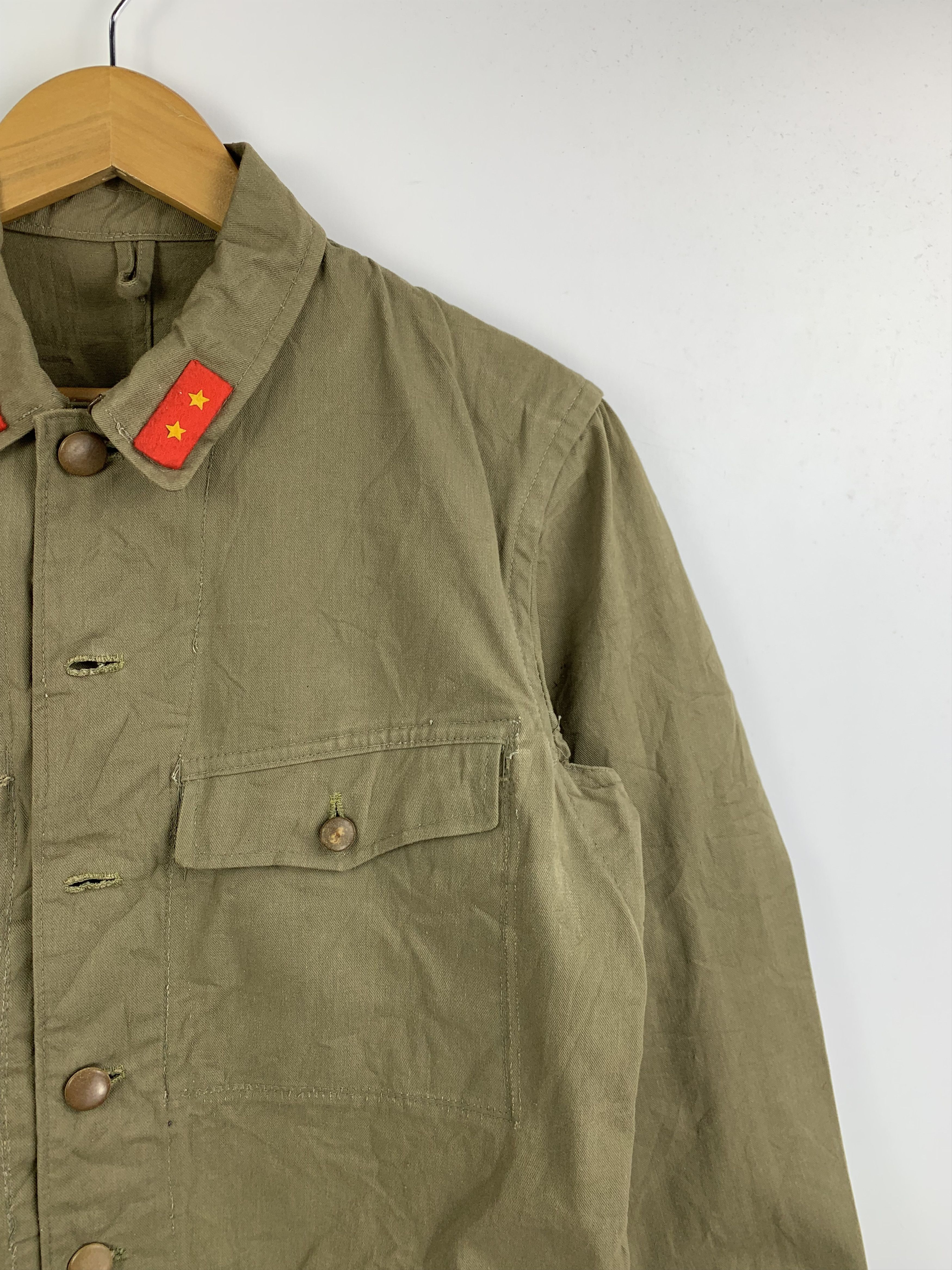 Japanese Brand Vintage JAPANESE ARMY Button Up Collar Jacket Size US M / EU 48-50 / 2 - 4 Thumbnail