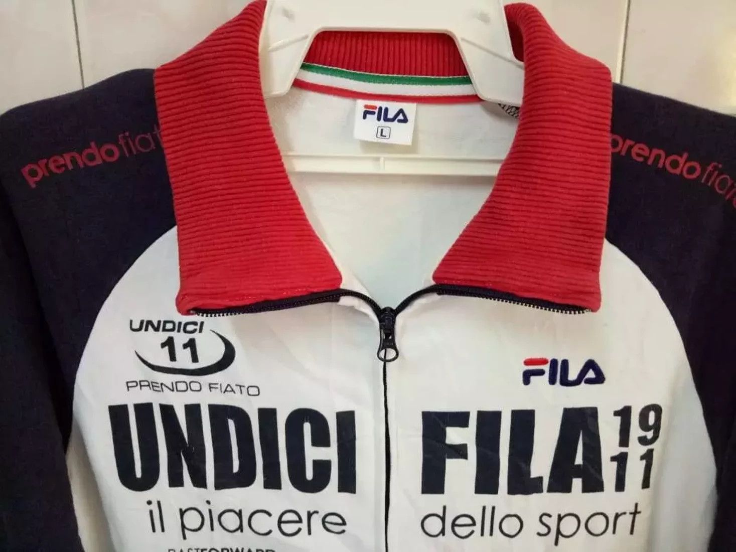 Fila FILA Undici prendo fiato sweater casual hip hop rap jacket Size US L / EU 52-54 / 3 - 3 Thumbnail