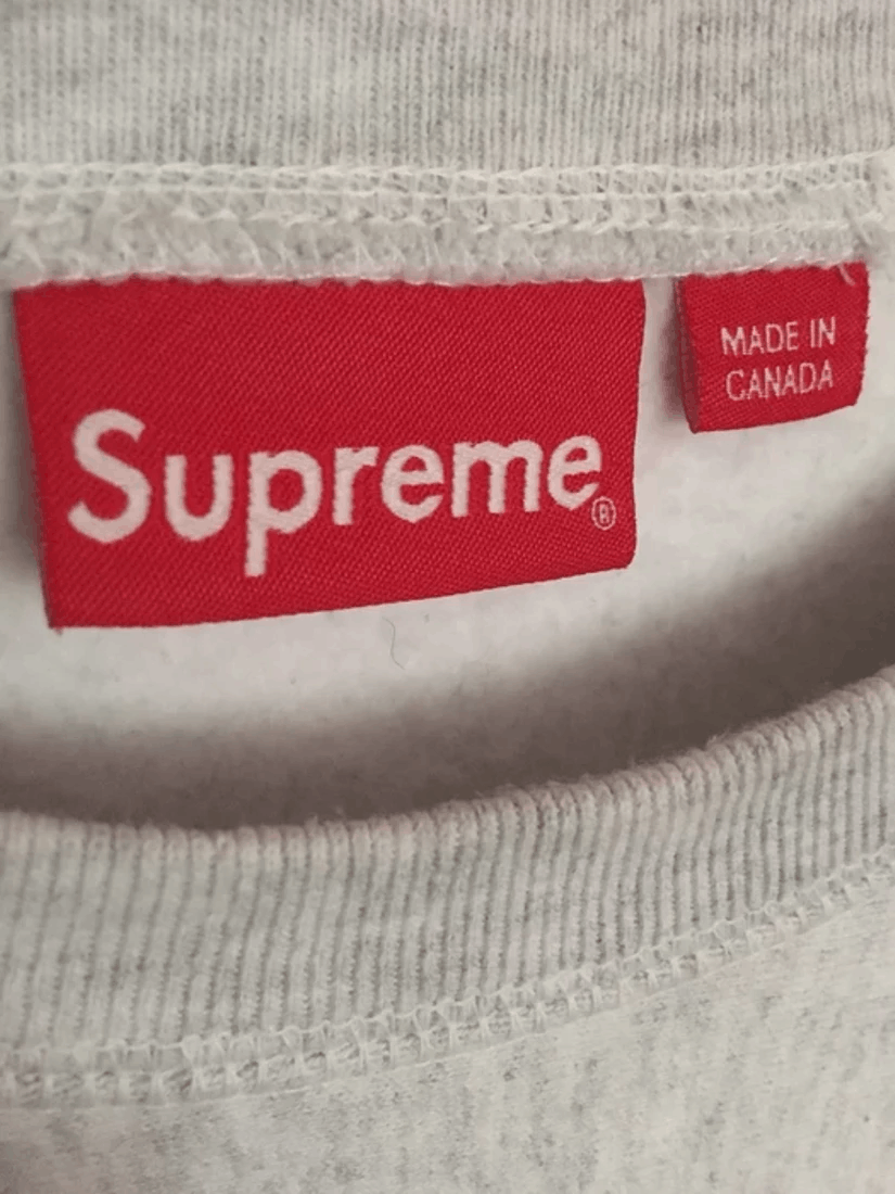 Supreme Supreme Boxlogo Crewneck Grey F/W 18 Size US L / EU 52-54 / 3 - 2 Thumbnail