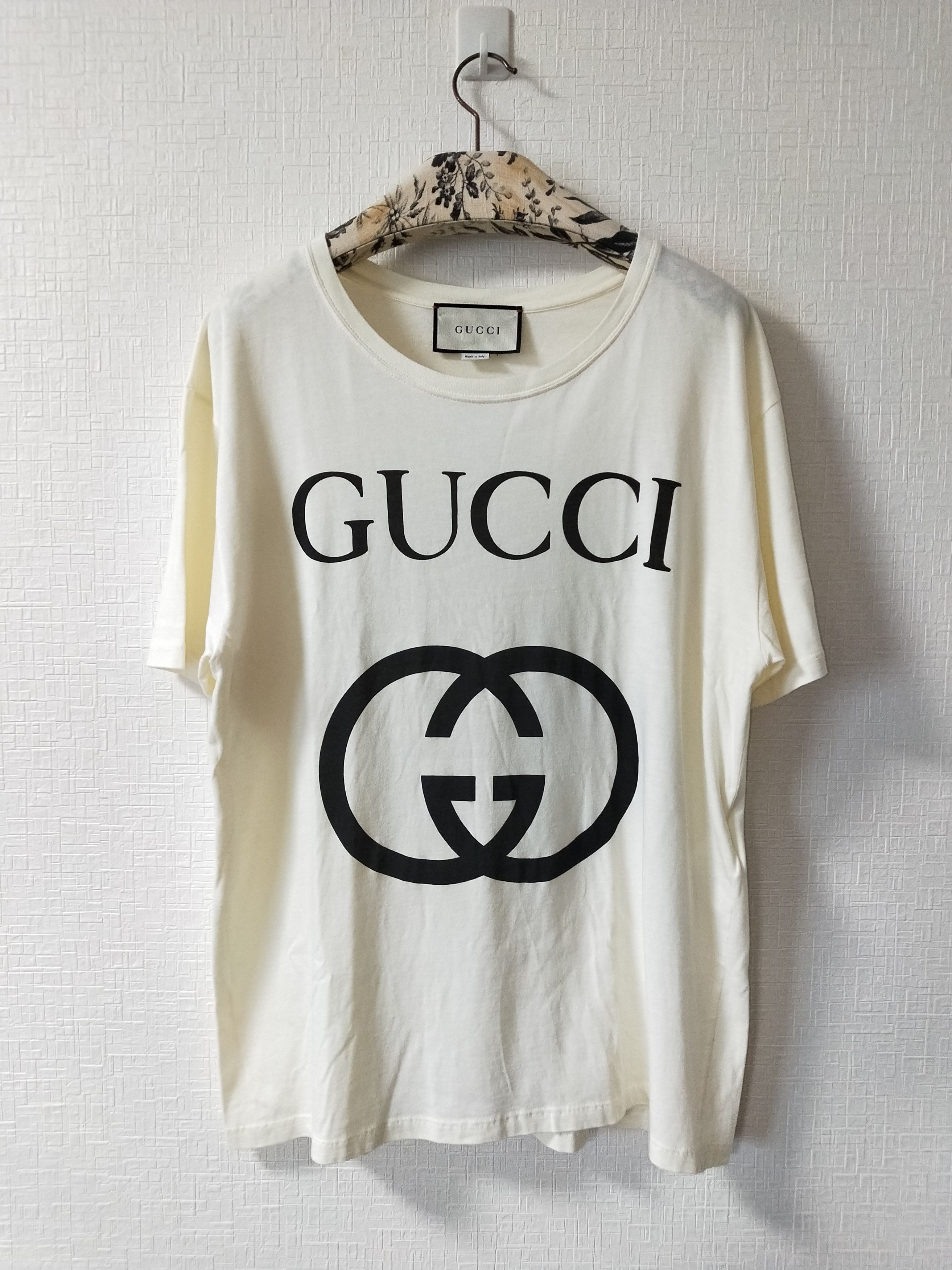 Gucci Interlocking GG Logo Tee | Grailed