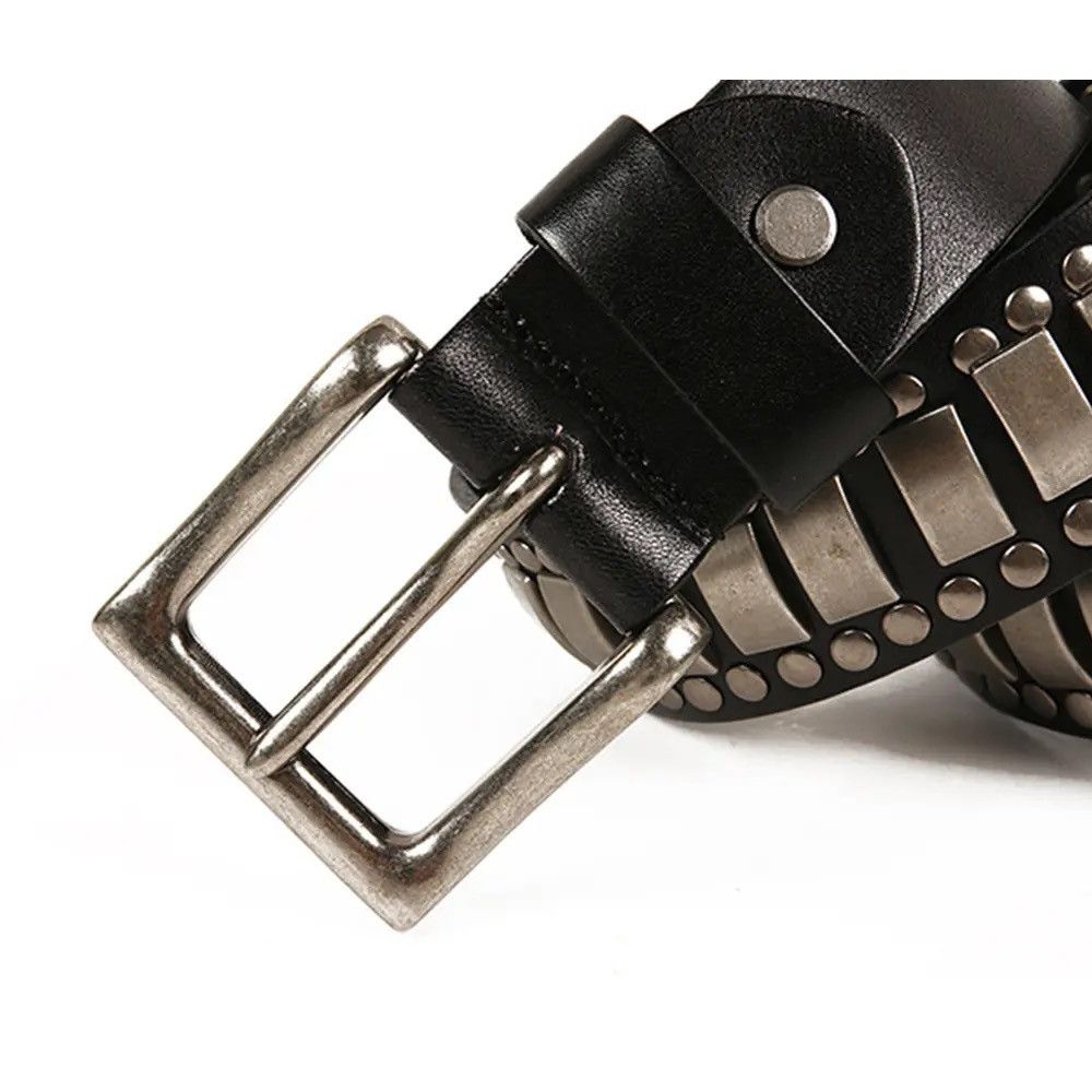 Other Leather Rock Punk Rivets Biker Belt Size ONE SIZE - 3 Thumbnail
