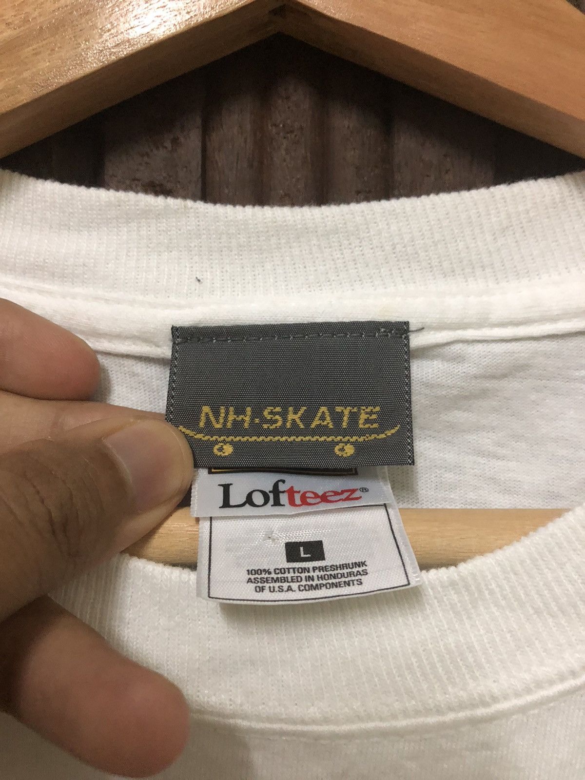Neighborhood × Vintage Vintage Neighborhood Skate NH Big Logo Nice Print T Shirt Size US L / EU 52-54 / 3 - 3 Thumbnail