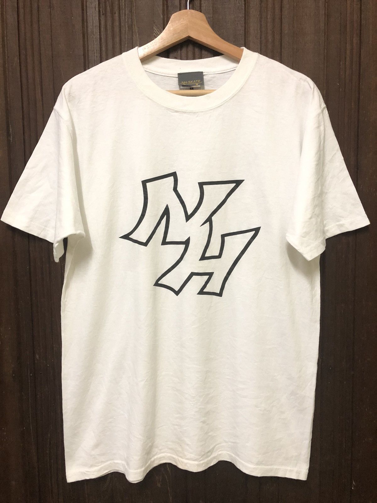 Neighborhood × Vintage Vintage Neighborhood Skate NH Big Logo Nice Print T Shirt Size US L / EU 52-54 / 3 - 1 Thumbnail